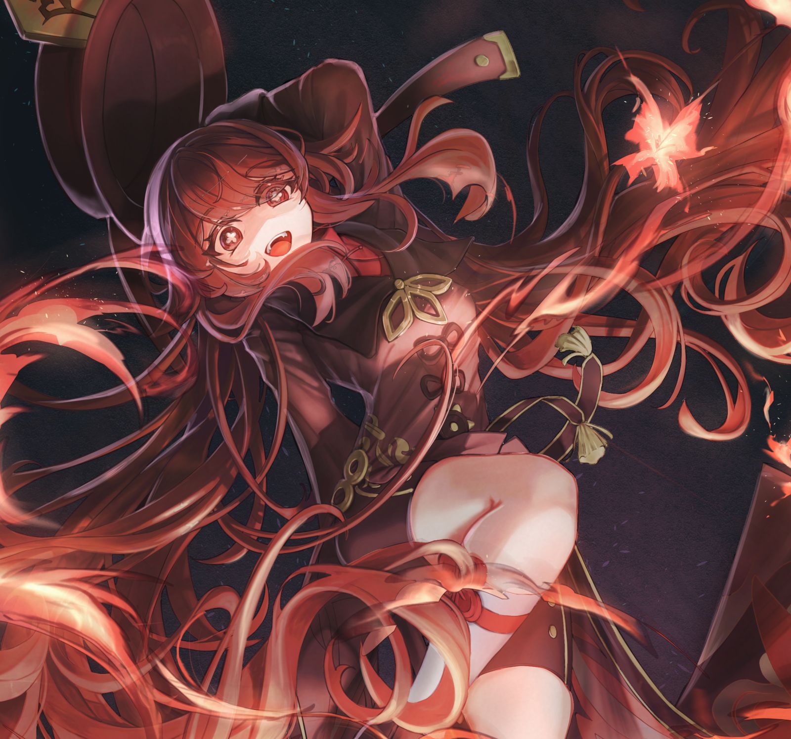 胡桃插画图片壁纸