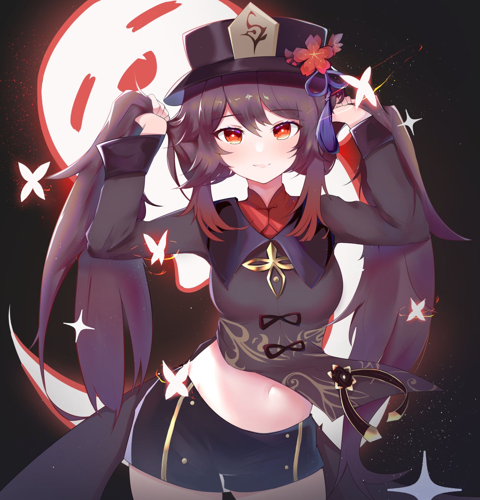 【原神】胡桃头像同人高清图