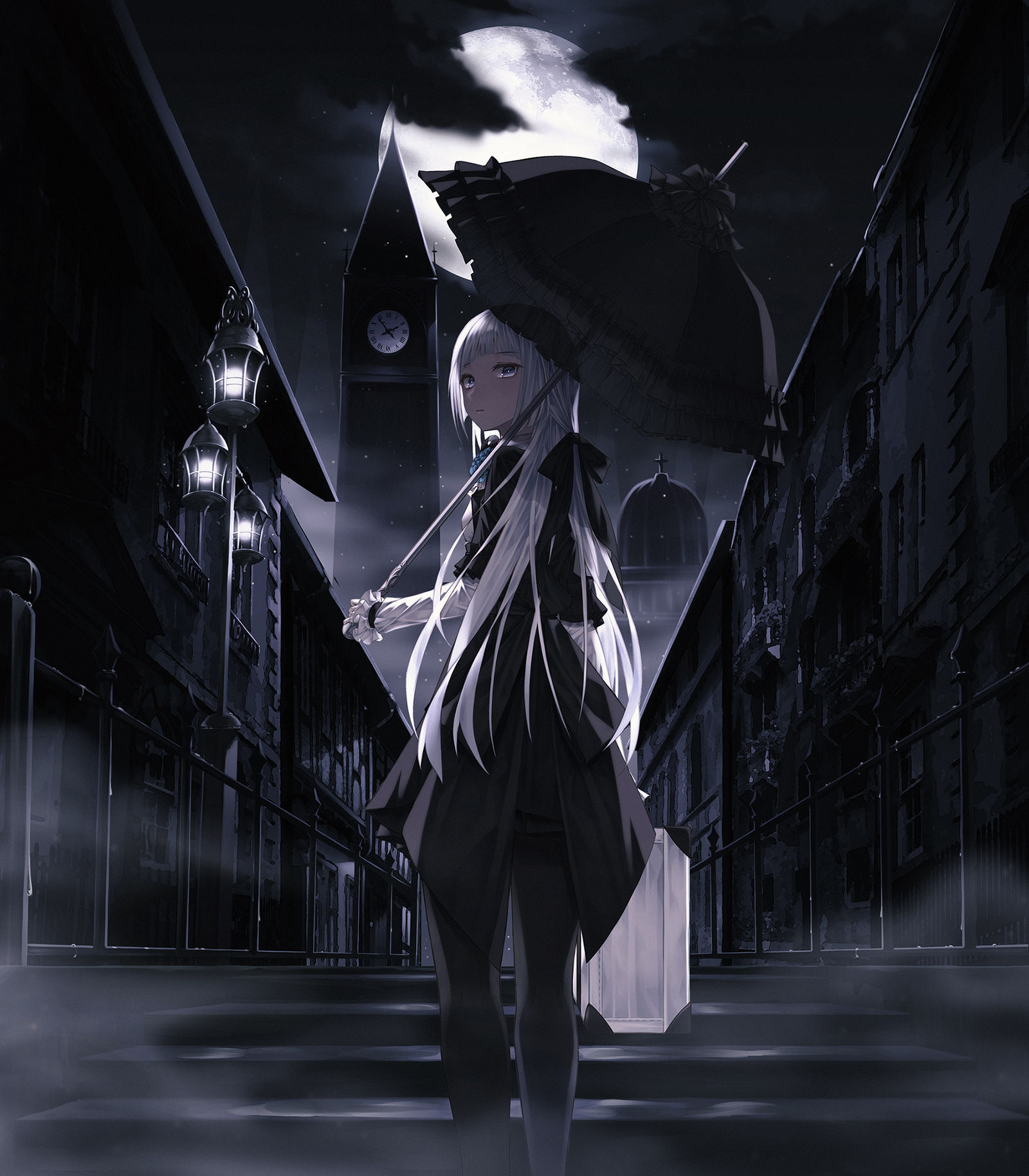 夜晚的街道头像同人高清图