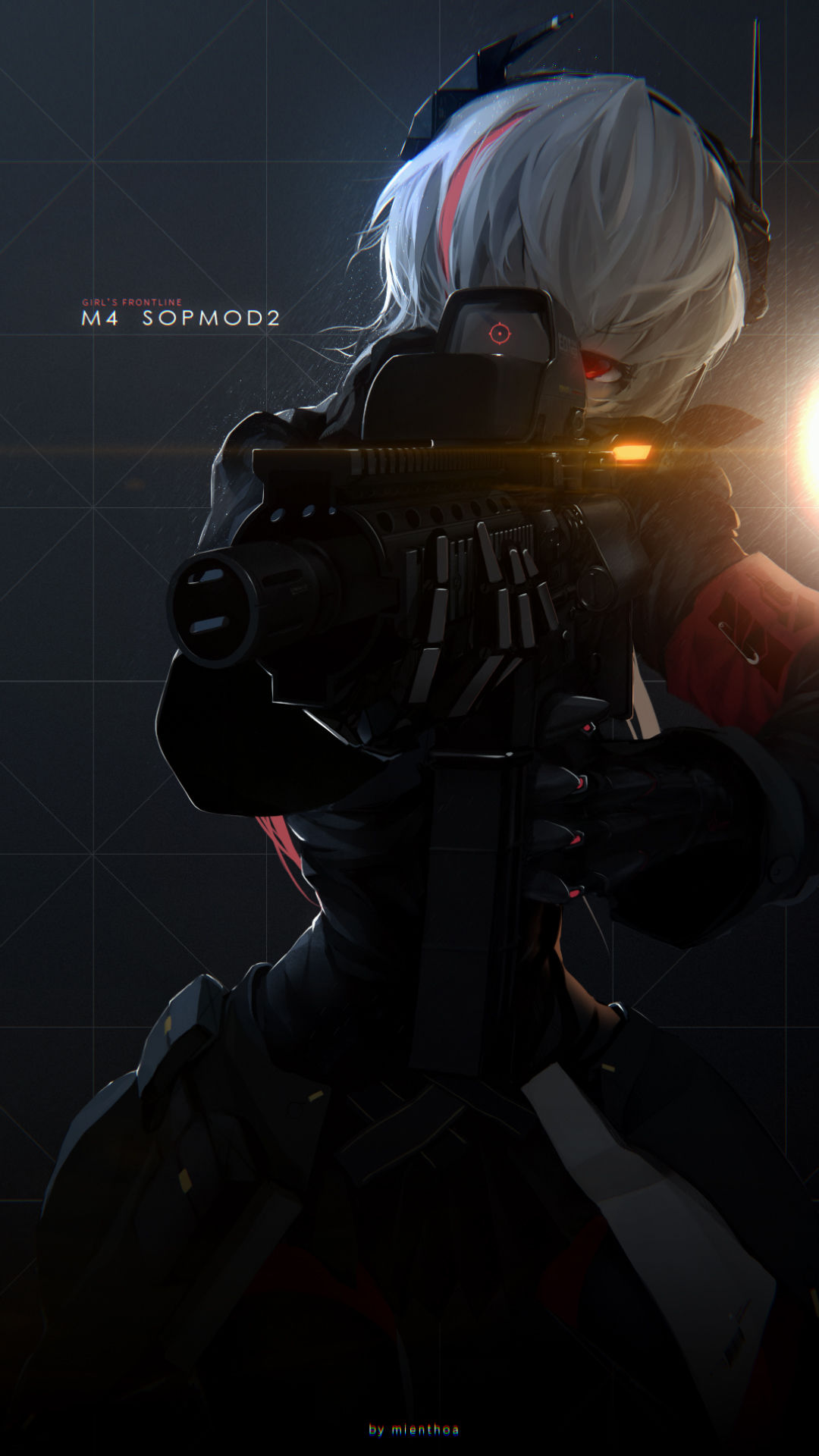 M4 SOPMOD2插画图片壁纸