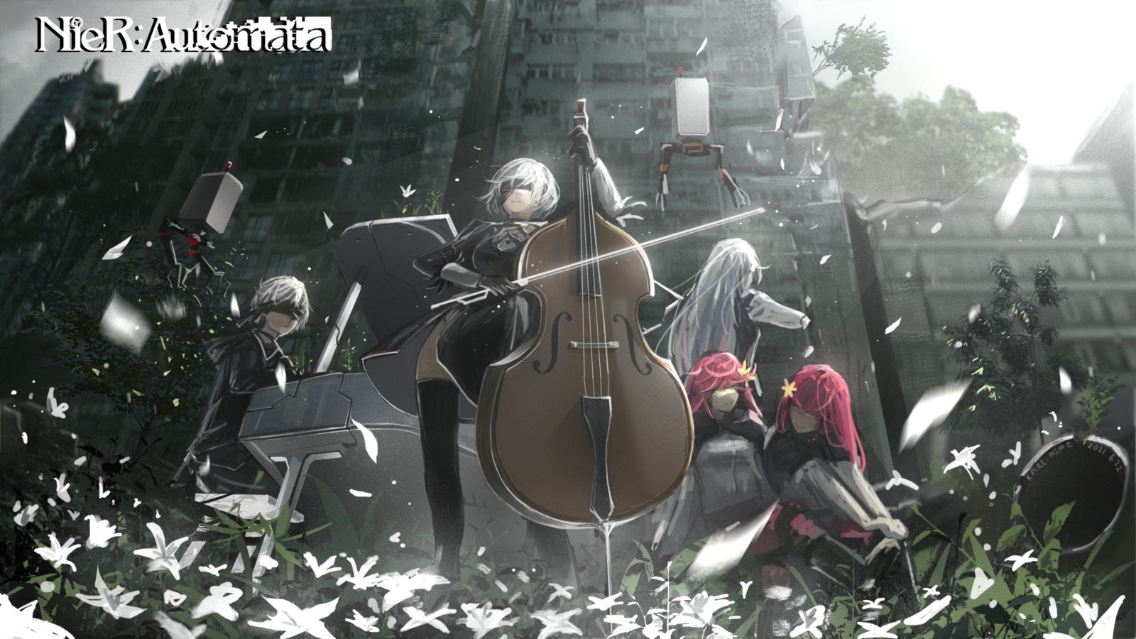 演奏-尼尔机械纪元头像同人高清图