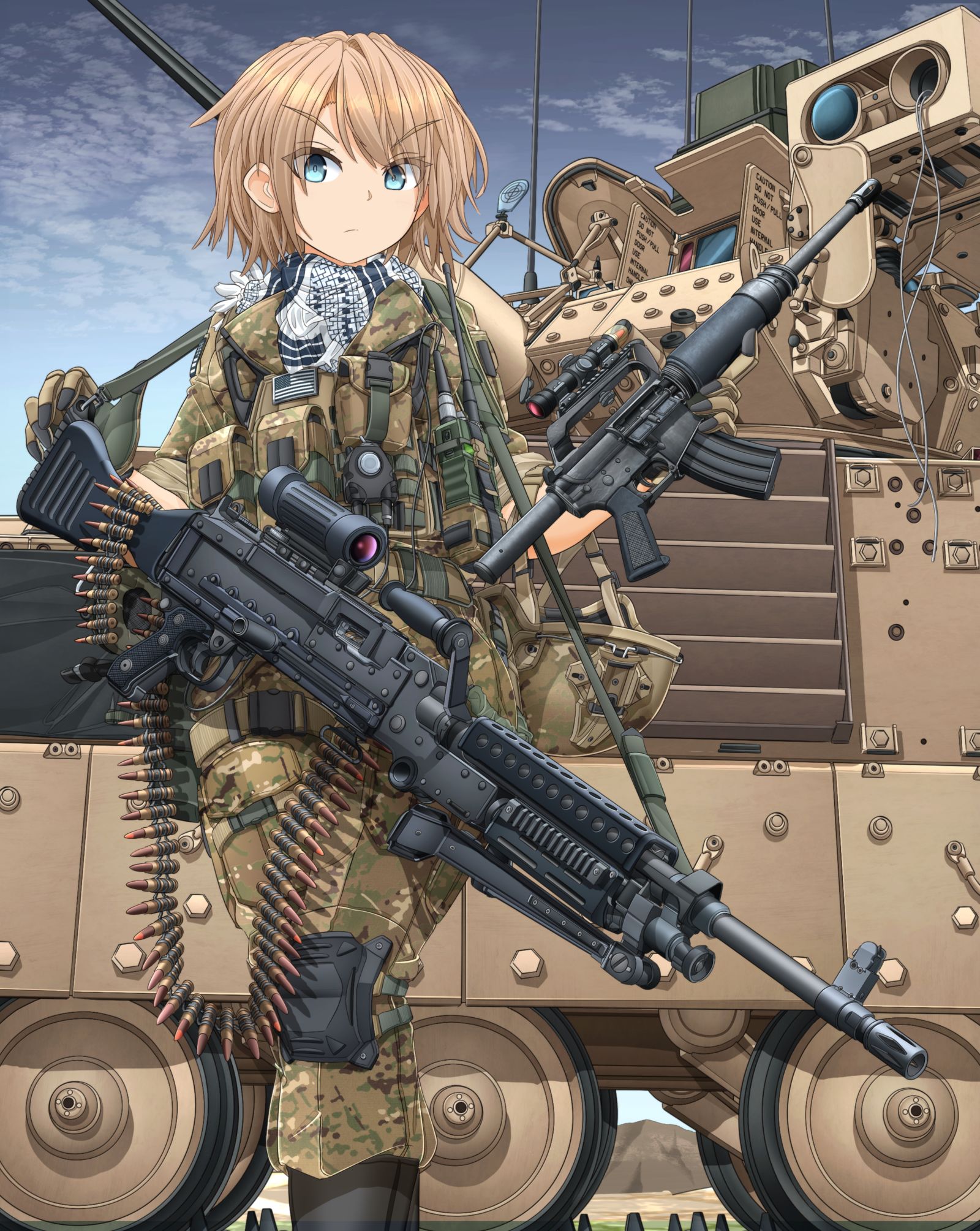 U.S. Army M240B GPMG头像同人高清图