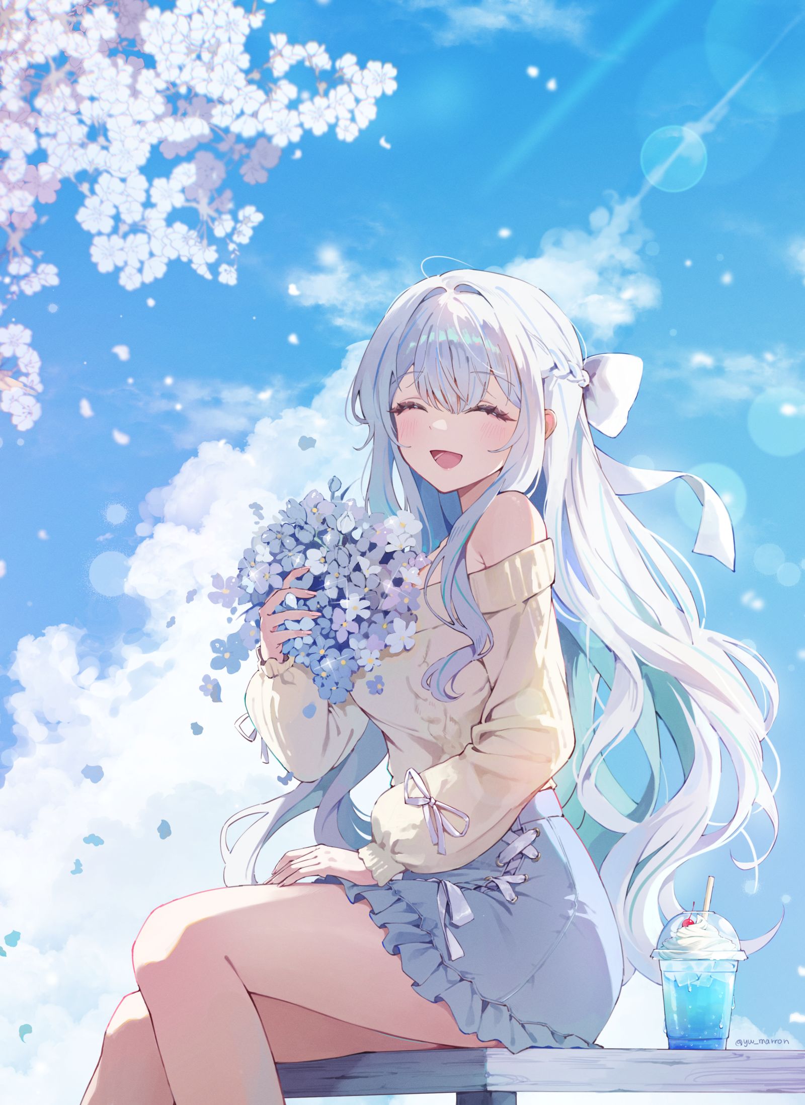 清净插画图片壁纸