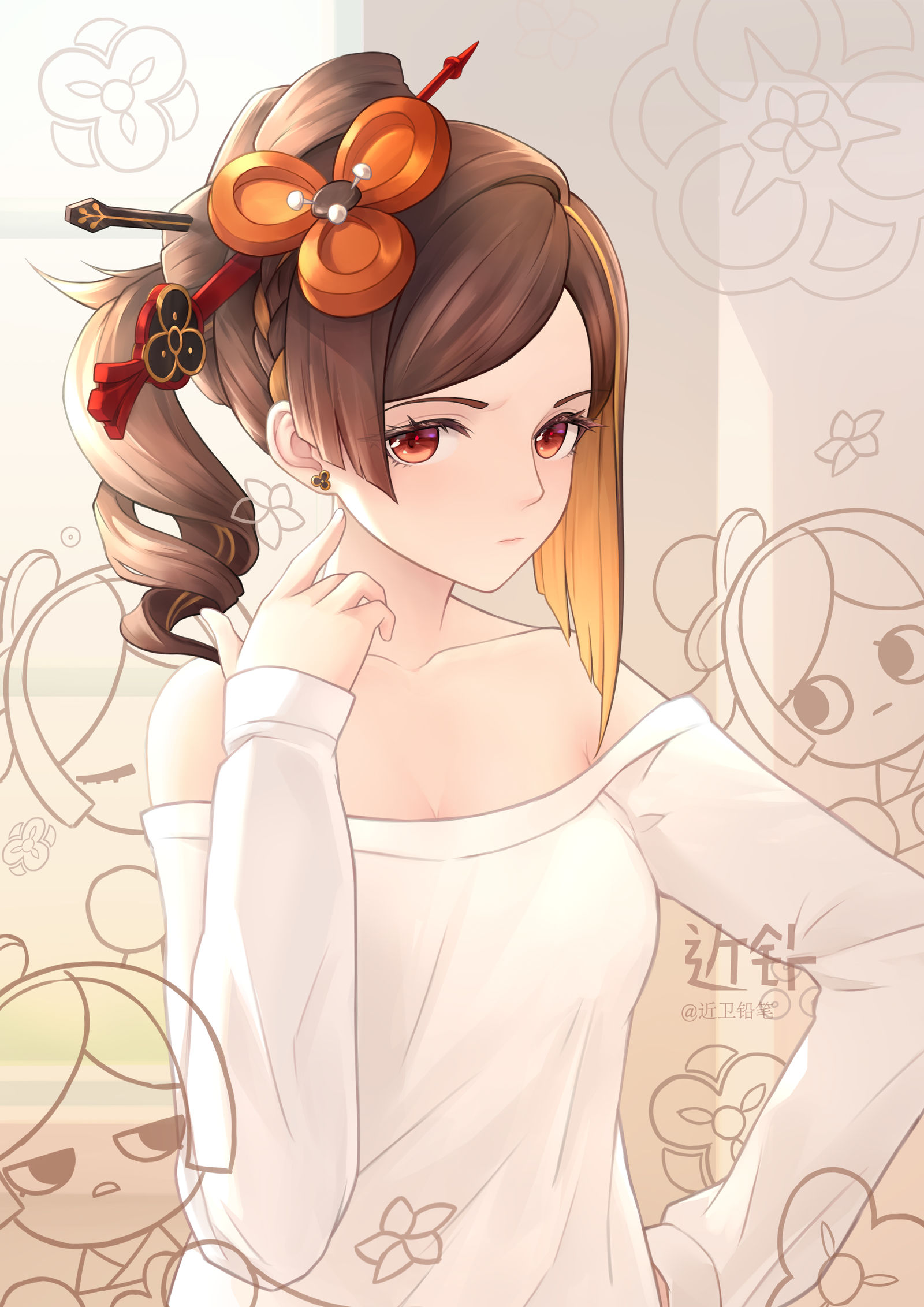 千织插画图片壁纸