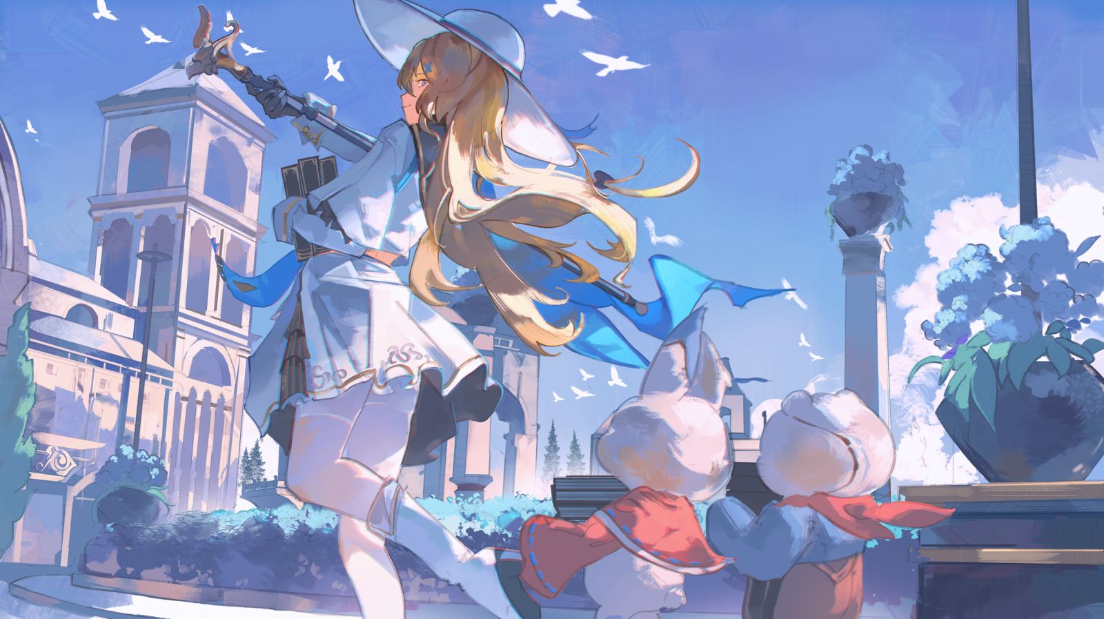 Phoebe and Friends!插画图片壁纸