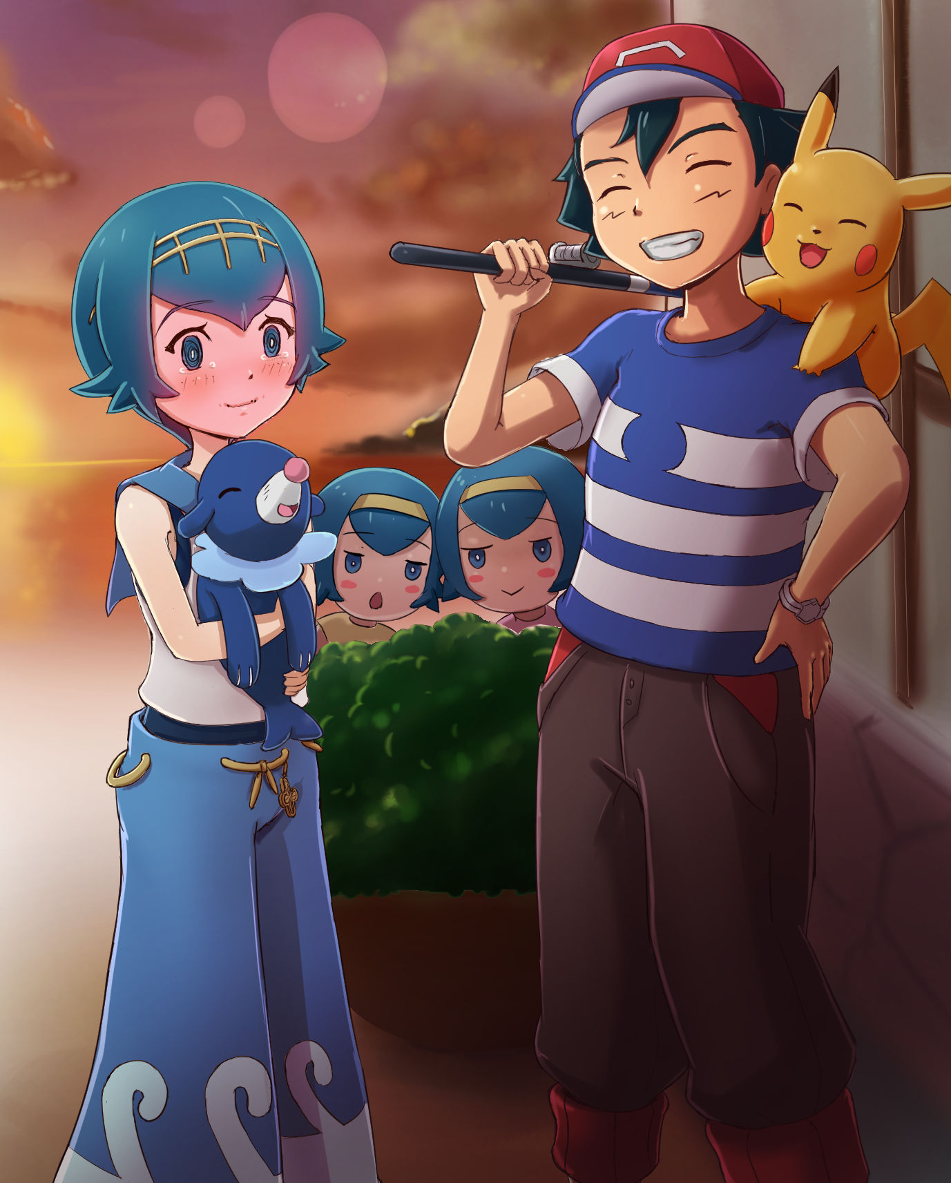 “果然是男朋友~”