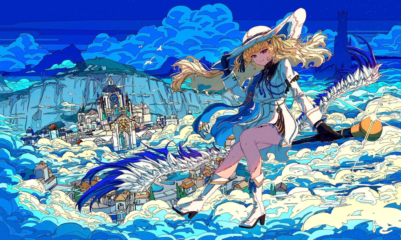 Phoebe/菲比插画图片壁纸