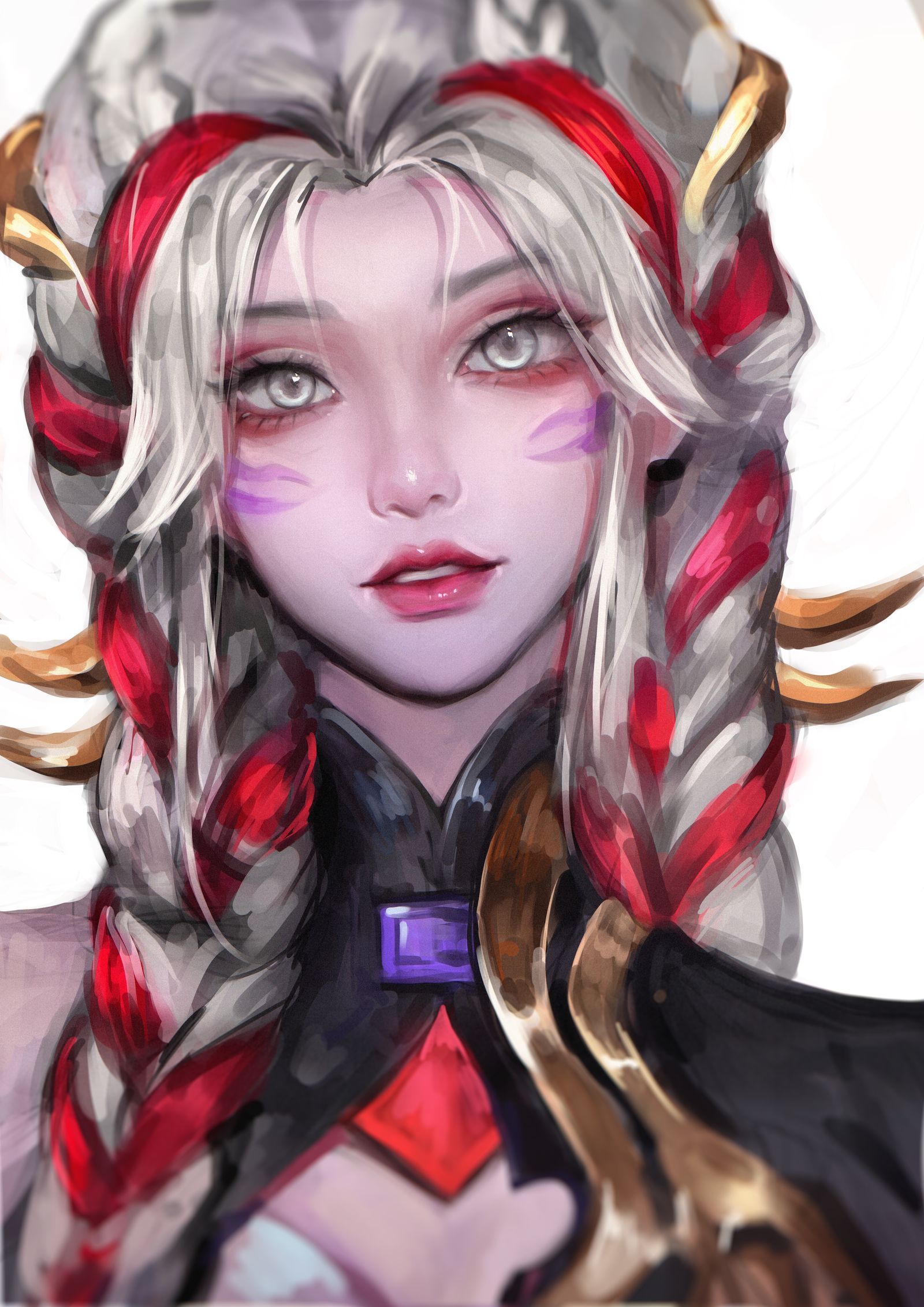 杨玉环插画图片壁纸
