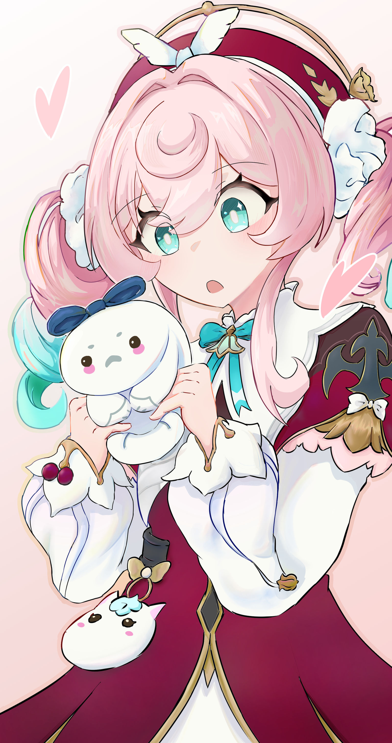 粉红芭芭拉插画图片壁纸