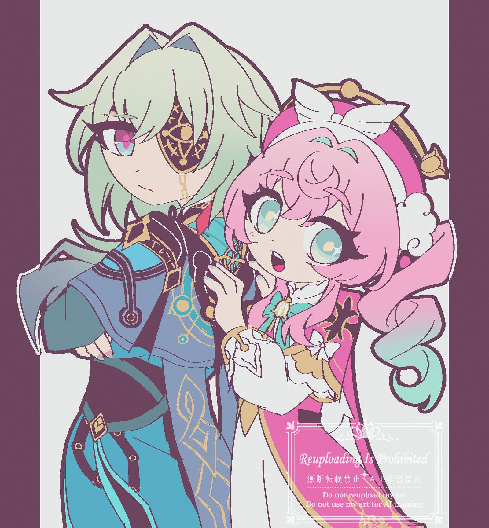 naxy and cinny插画图片壁纸