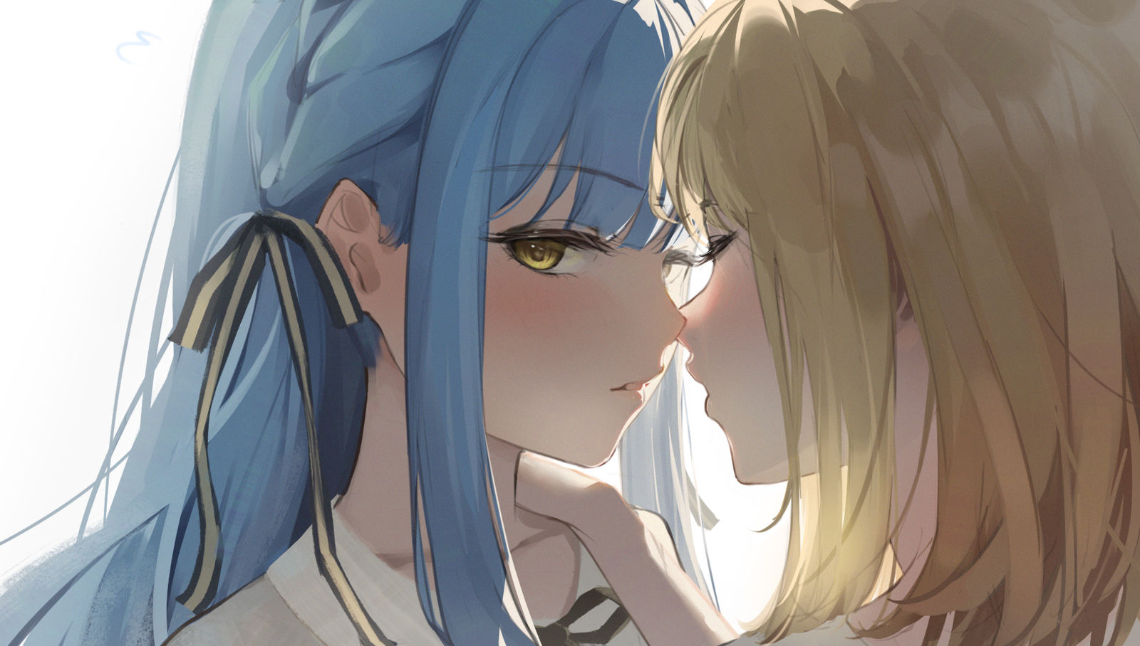 saki,kiss插画图片壁纸