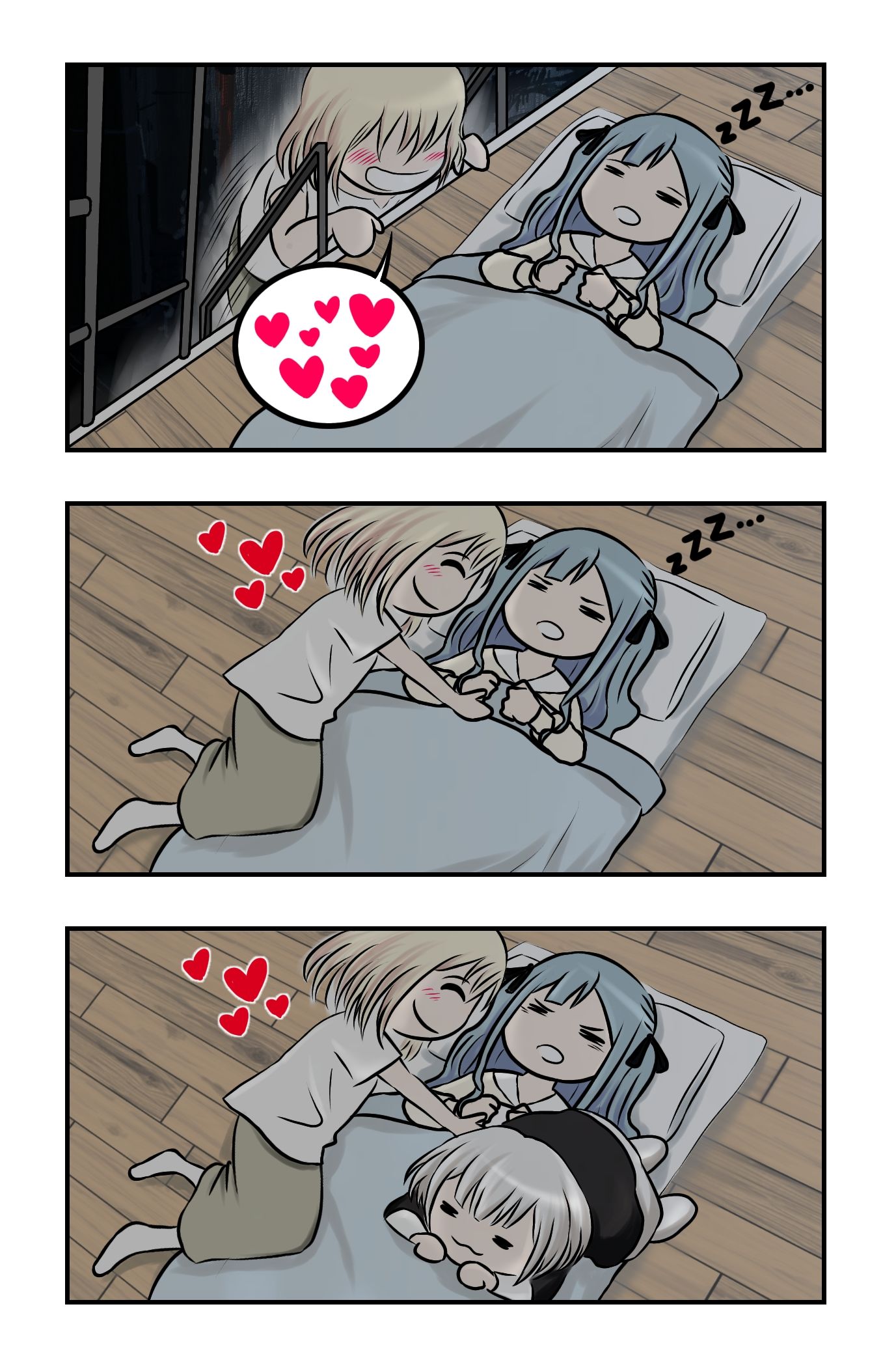sleeping Sakiko插画图片壁纸