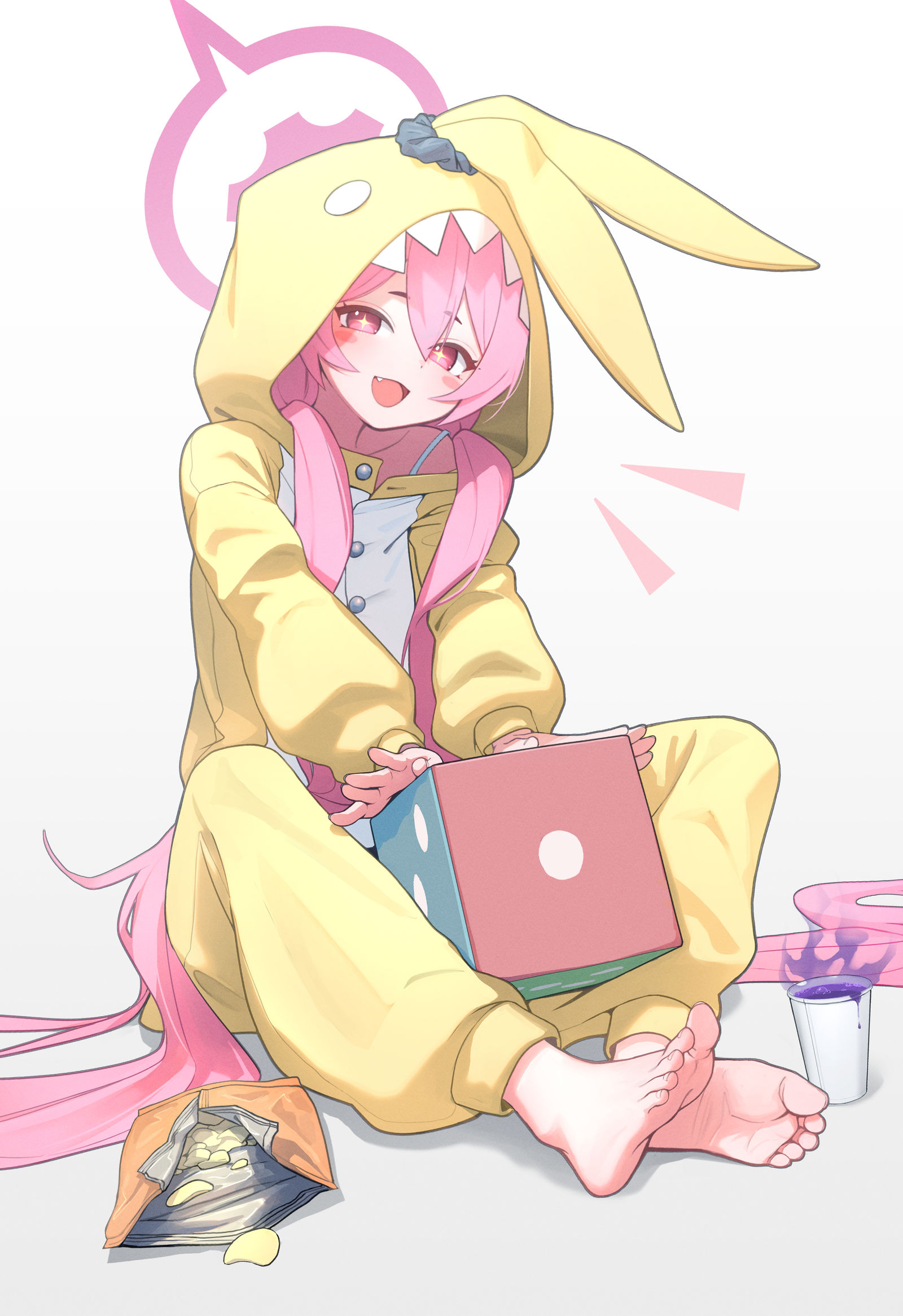 睡衣-碧蓝档案黑崎小雪