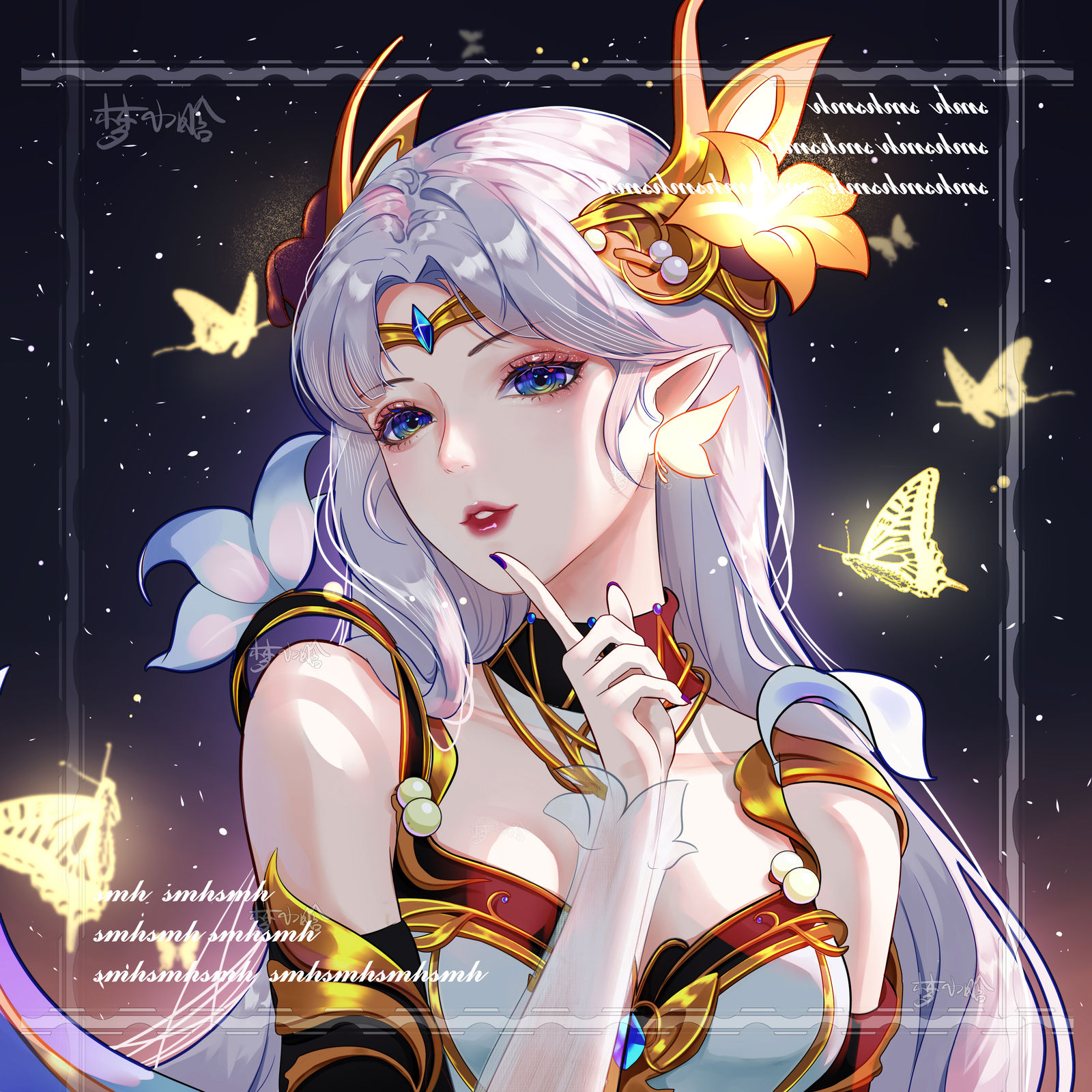 画了貂蝉的金色仲夏夜