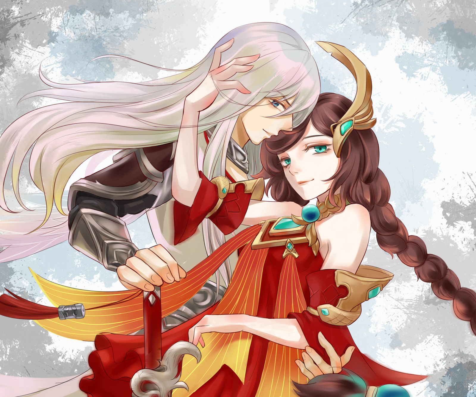 白乔插画图片壁纸