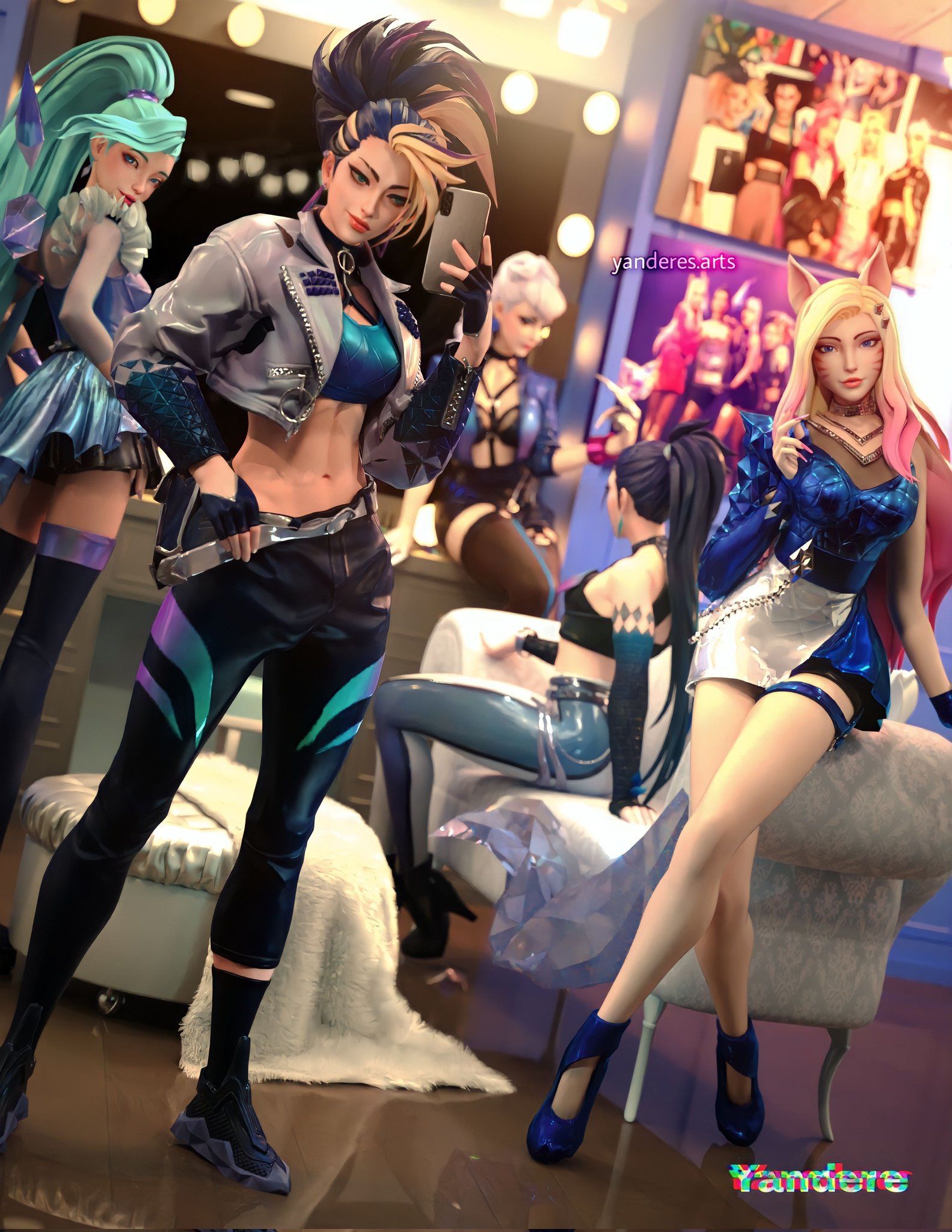 Girls KDA Group-Evelynn(K/DA)Akali(K/DA)
