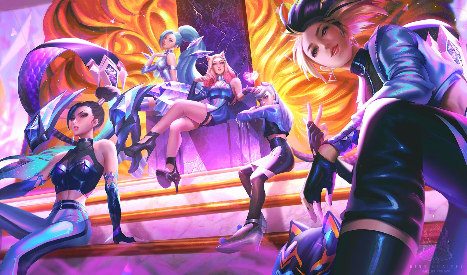 KDA MORE-英雄联盟leagueoflegendsfanart