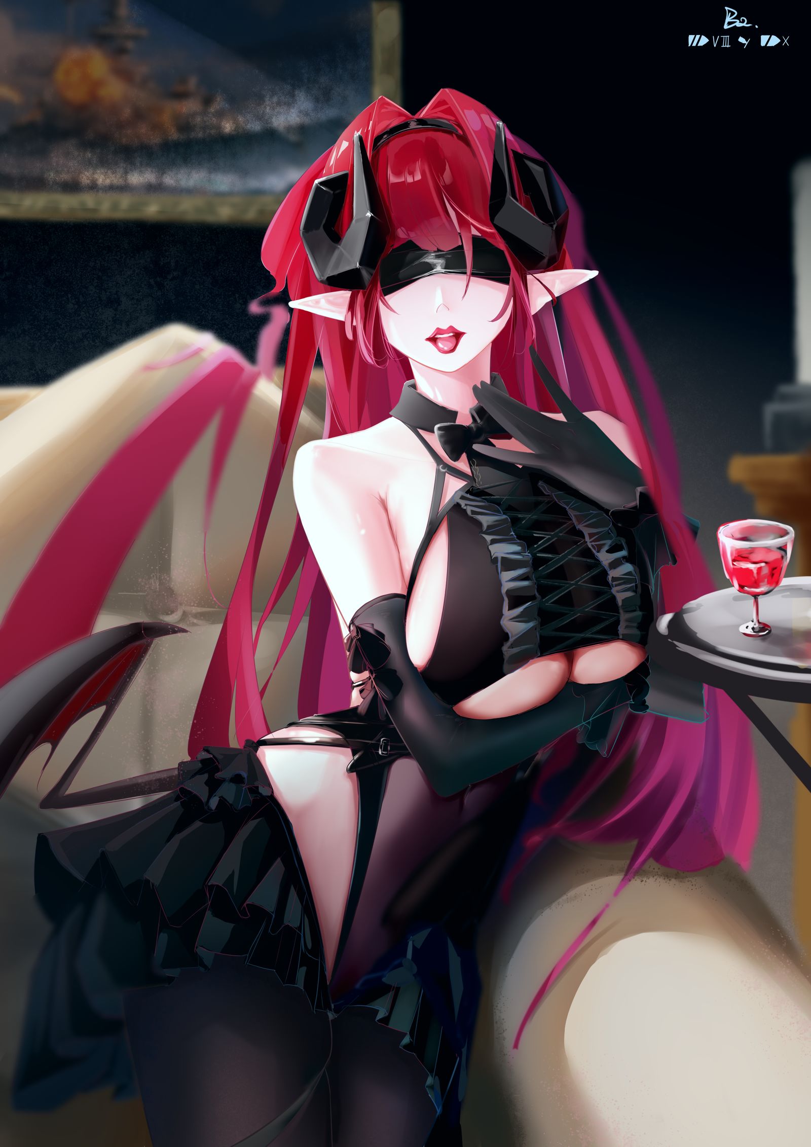 【碧蓝航线×战舰世界】兴登堡插画图片壁纸