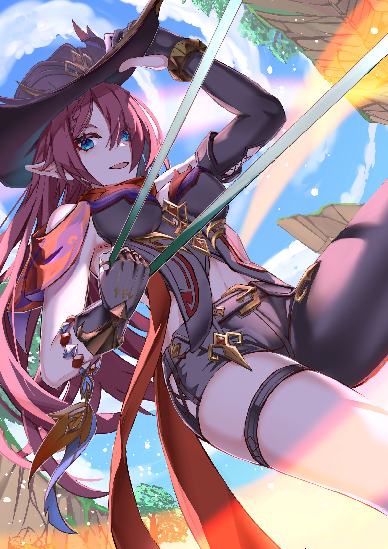 Genshin【Chaska＋シロネン】＋报告插画图片壁纸