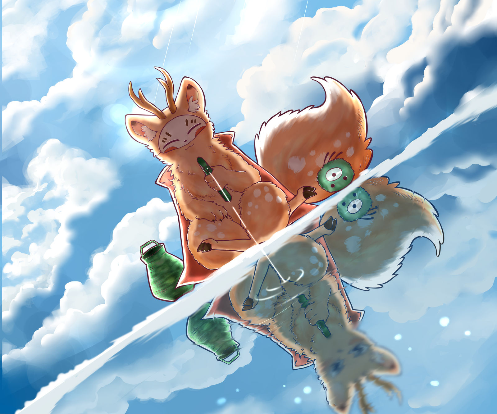 有兽焉插画图片壁纸