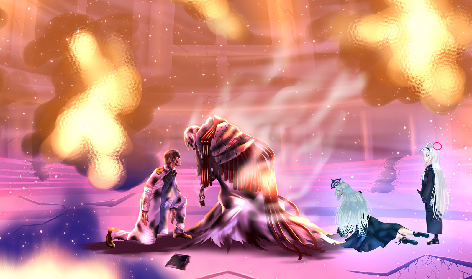 “请多关照学生们。”