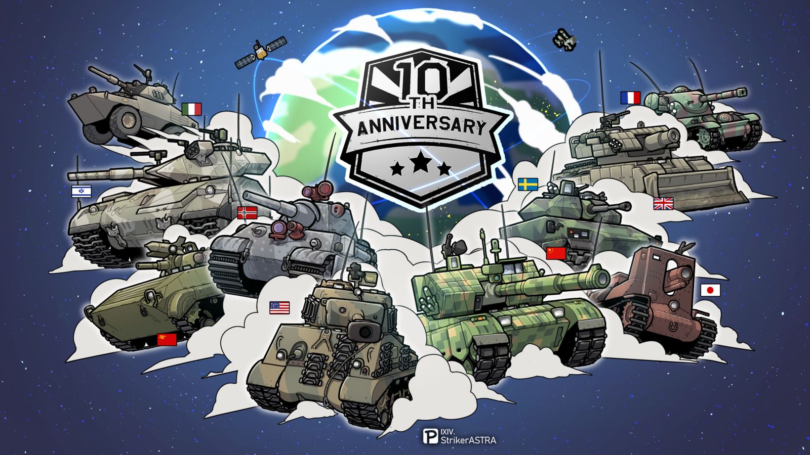 =【War Thunder 10th Anniversary】=插画图片壁纸