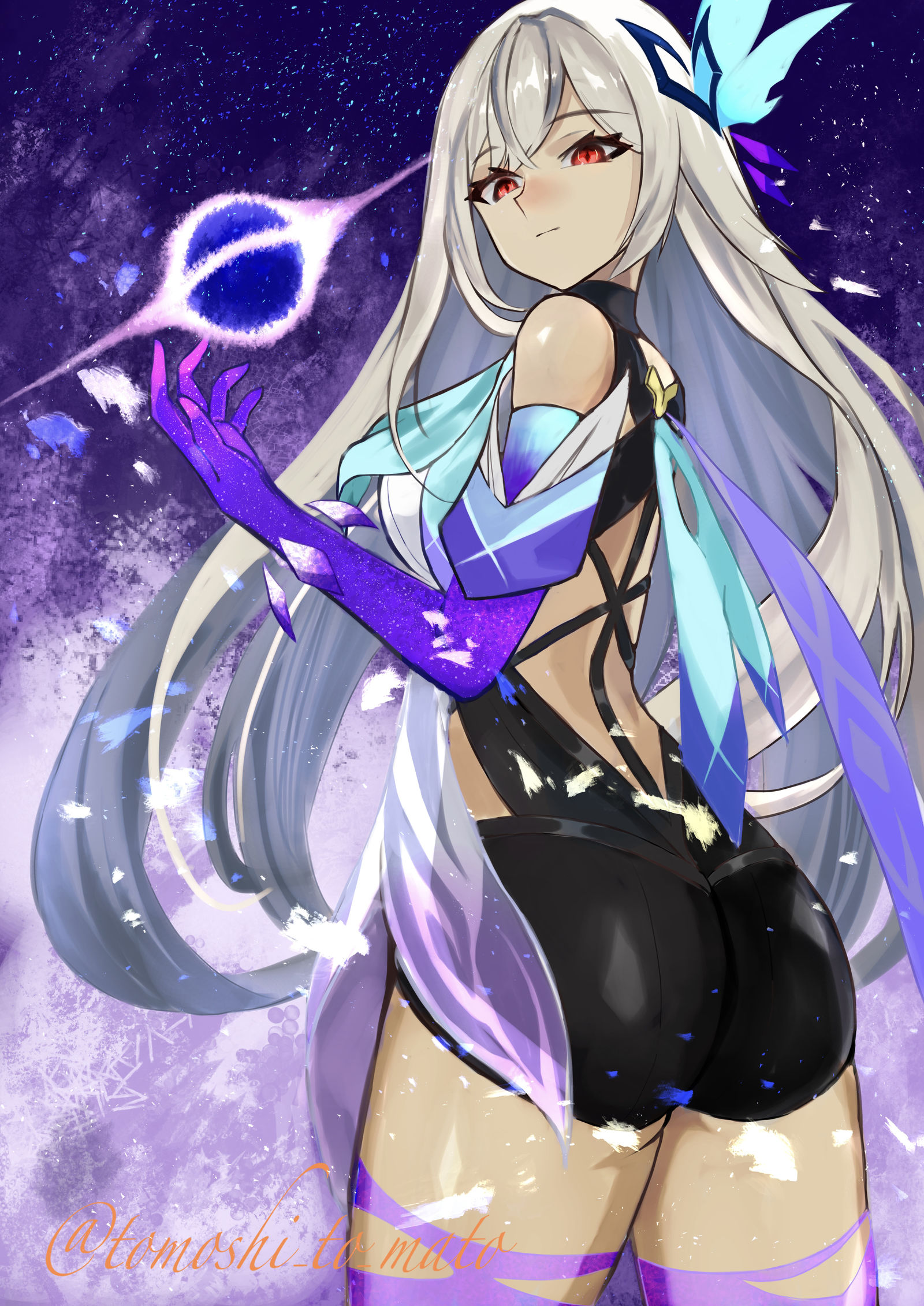 丝巾插画图片壁纸