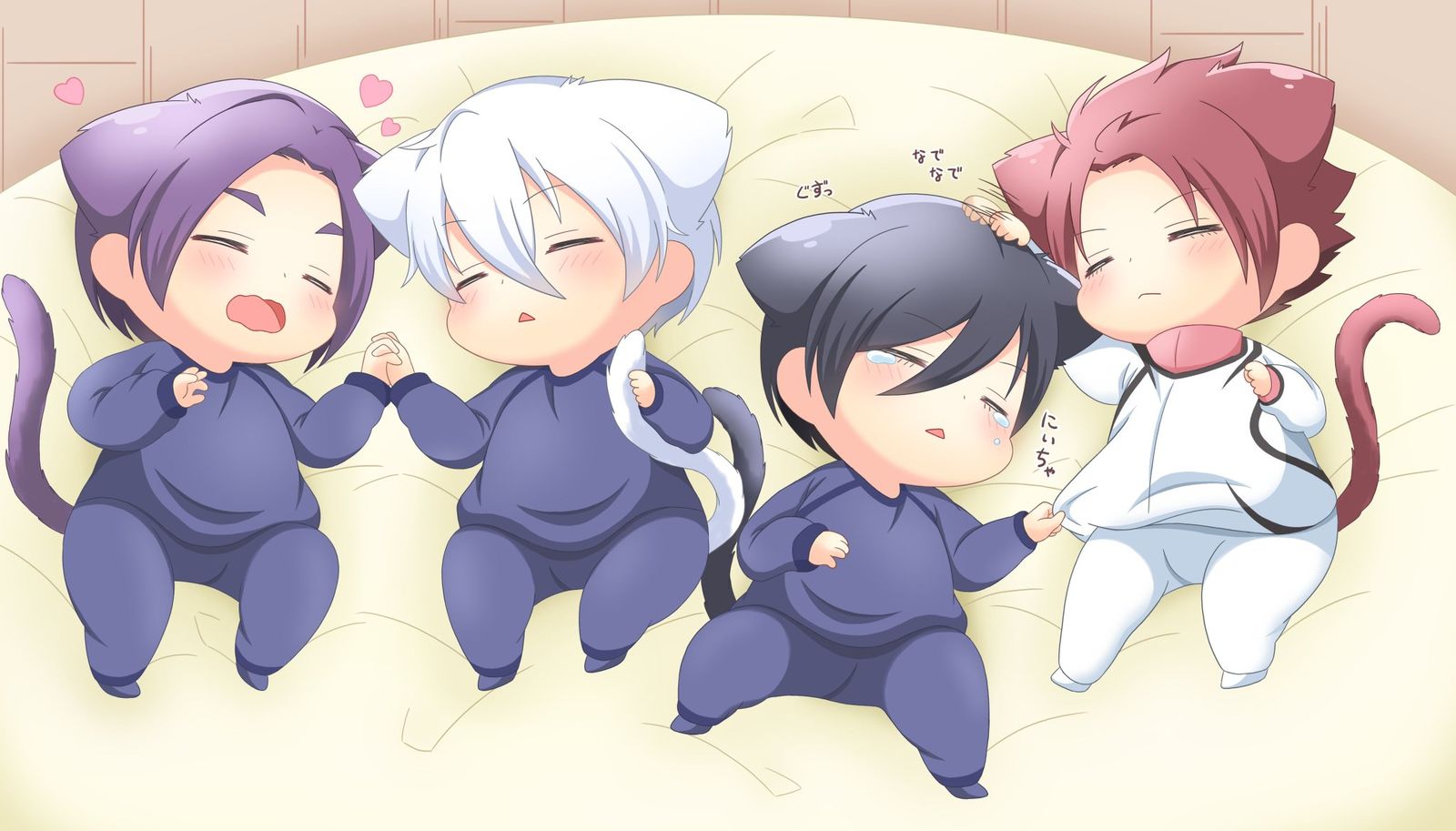 小猫化插画图片壁纸