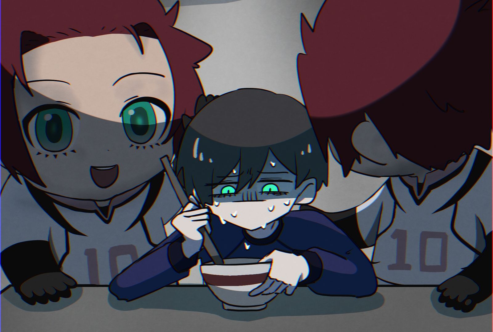 凛好可爱啊。插画图片壁纸