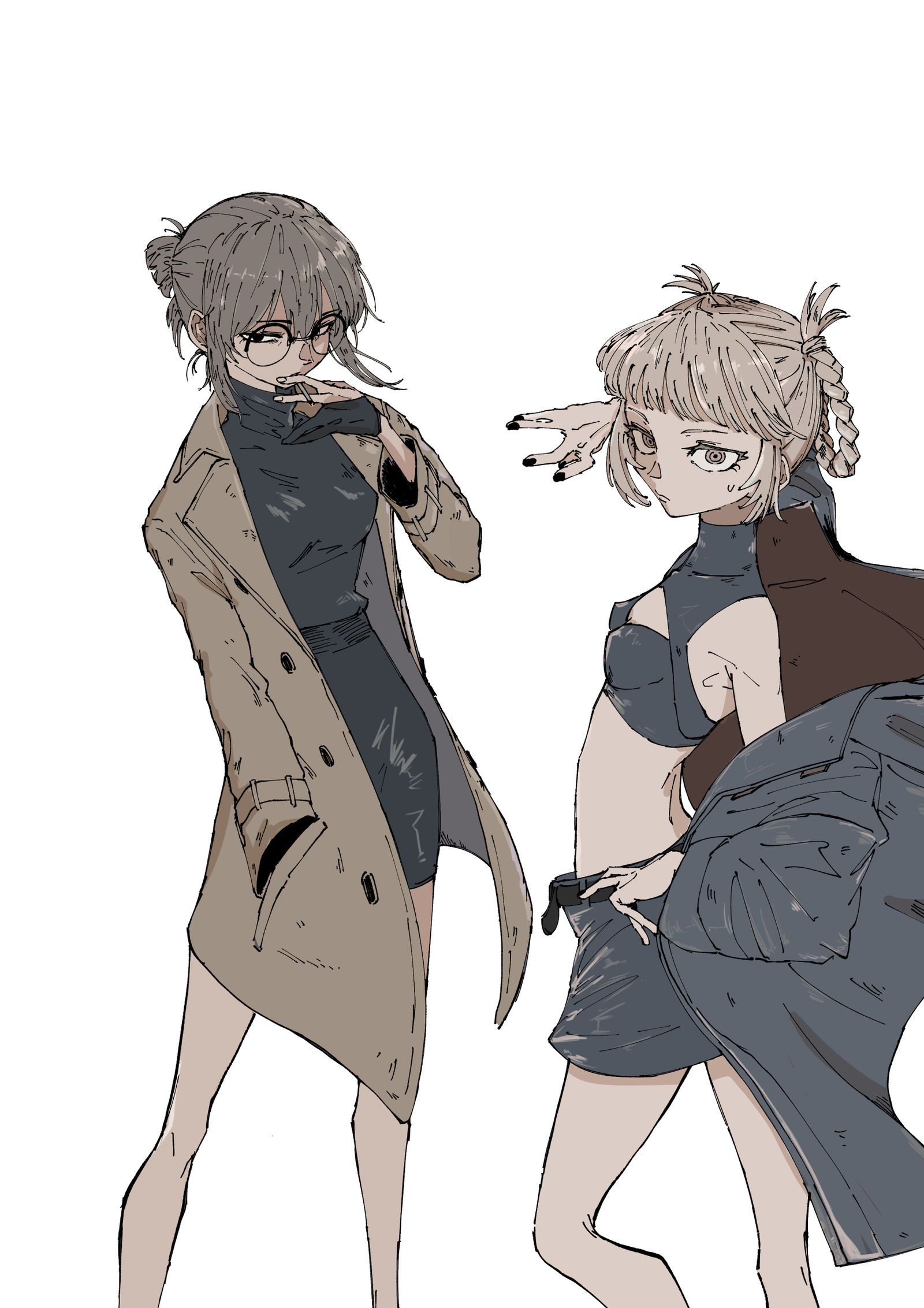 预加模板-乱涂写女孩子