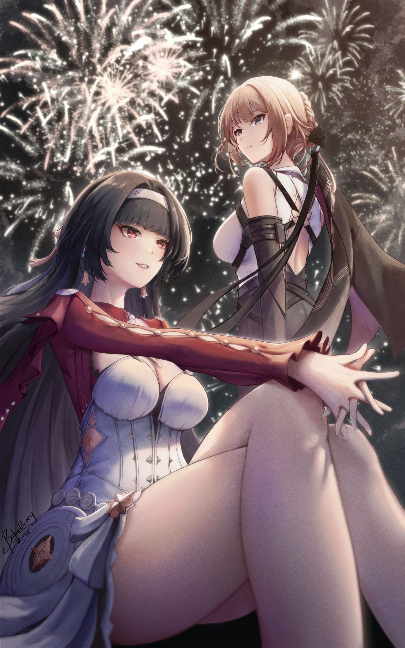 Happy New Year插画图片壁纸