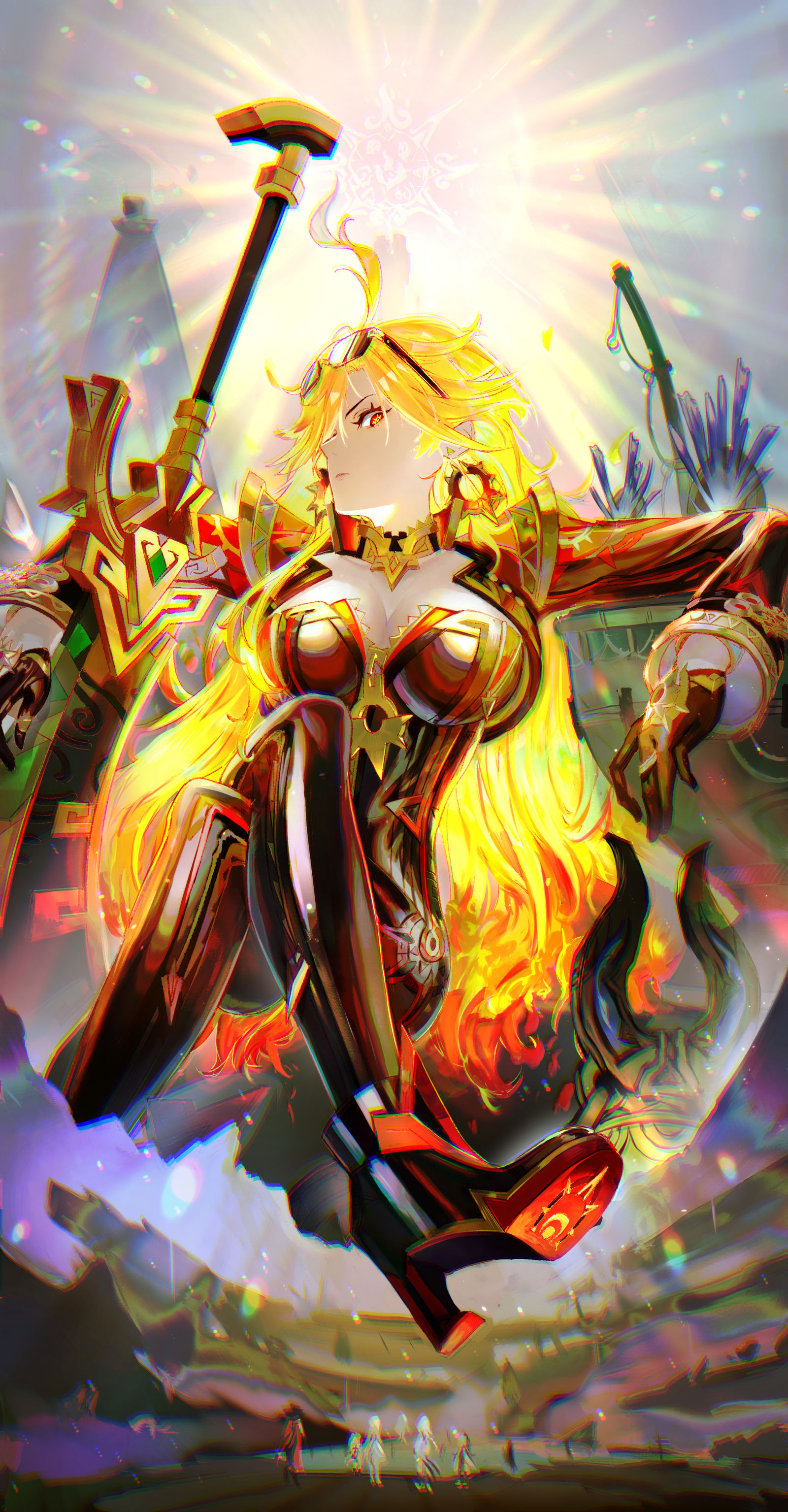 “为了娜塔。”插画图片壁纸