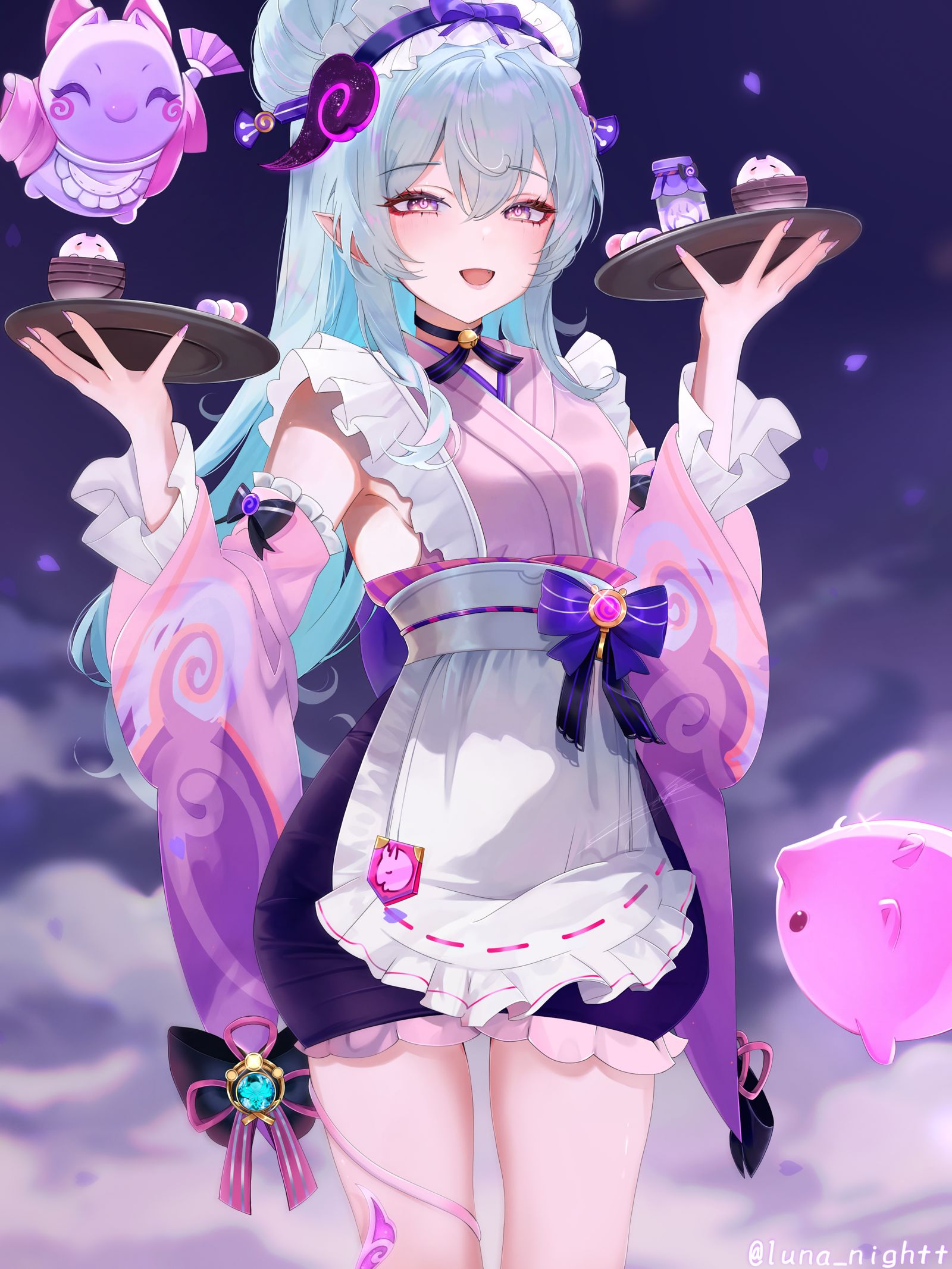 夢見月瑞希 原神, Mizuki genshin impact插画图片壁纸