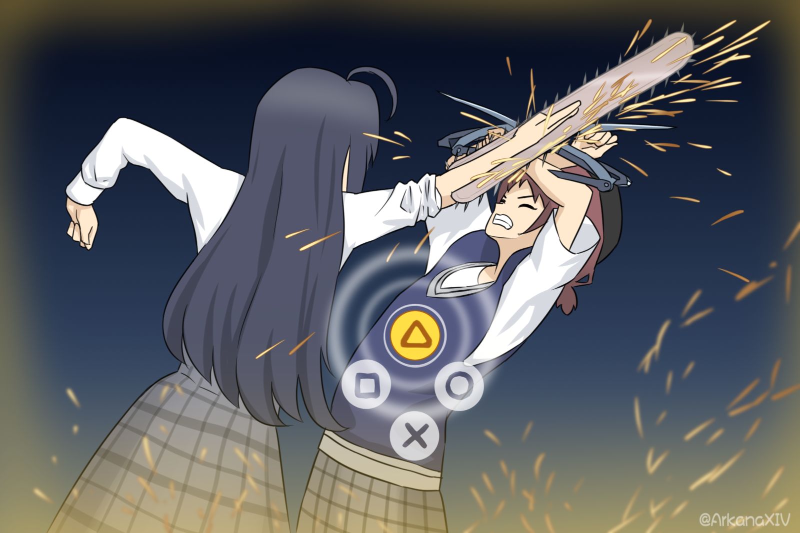 闺泣是一款女子乐队ACT头像同人高清图