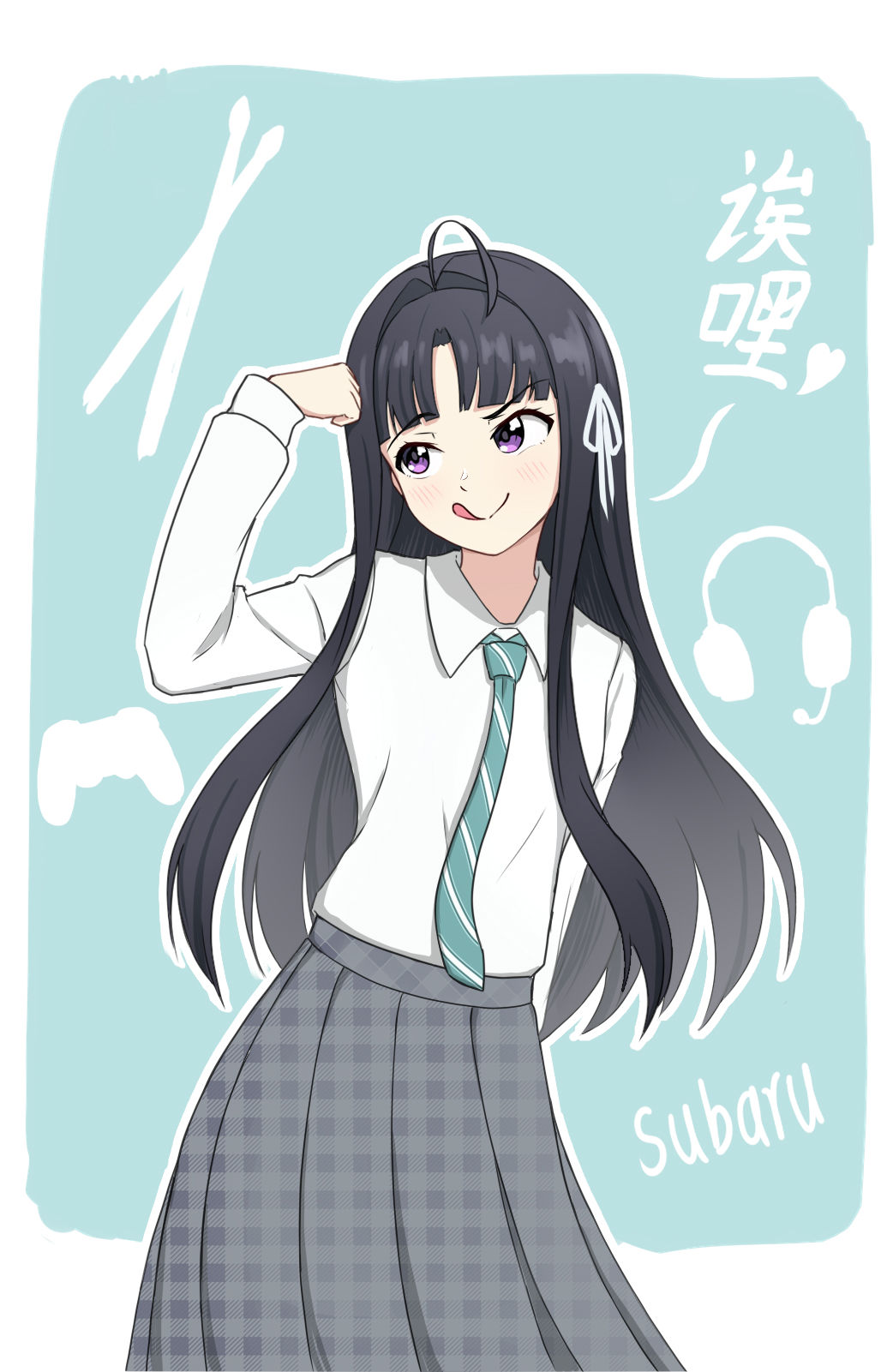 安和昴插画图片壁纸