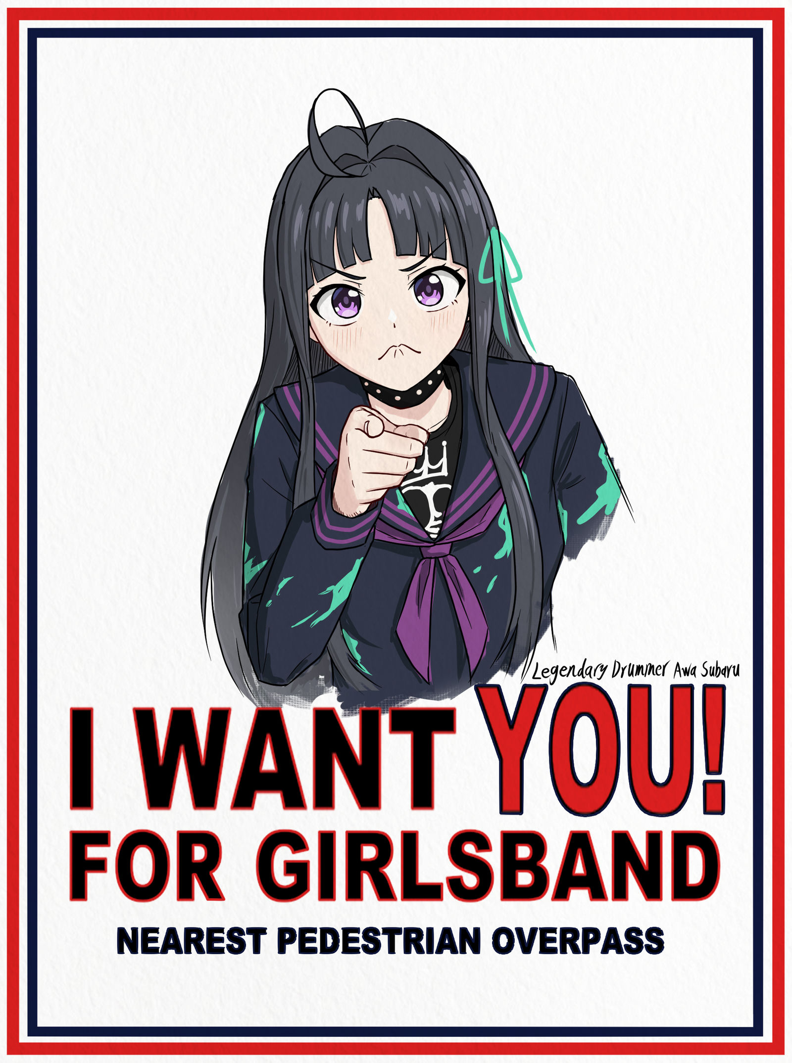 指到谁谁变成乐队少女（