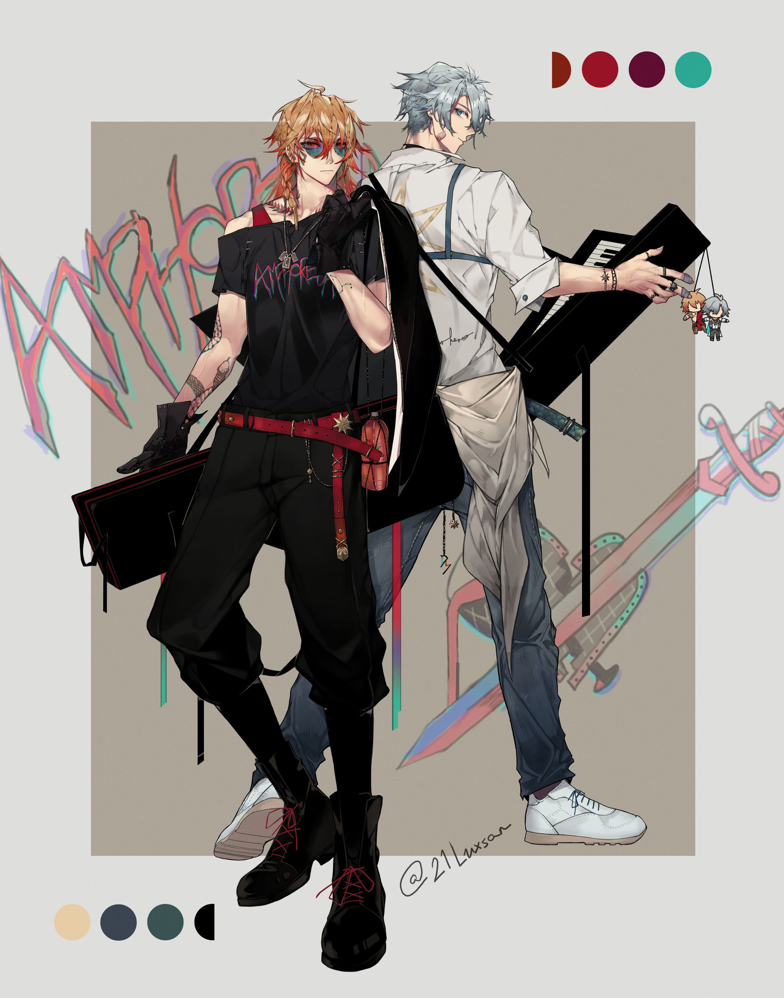 Band AU Phaidei插画图片壁纸