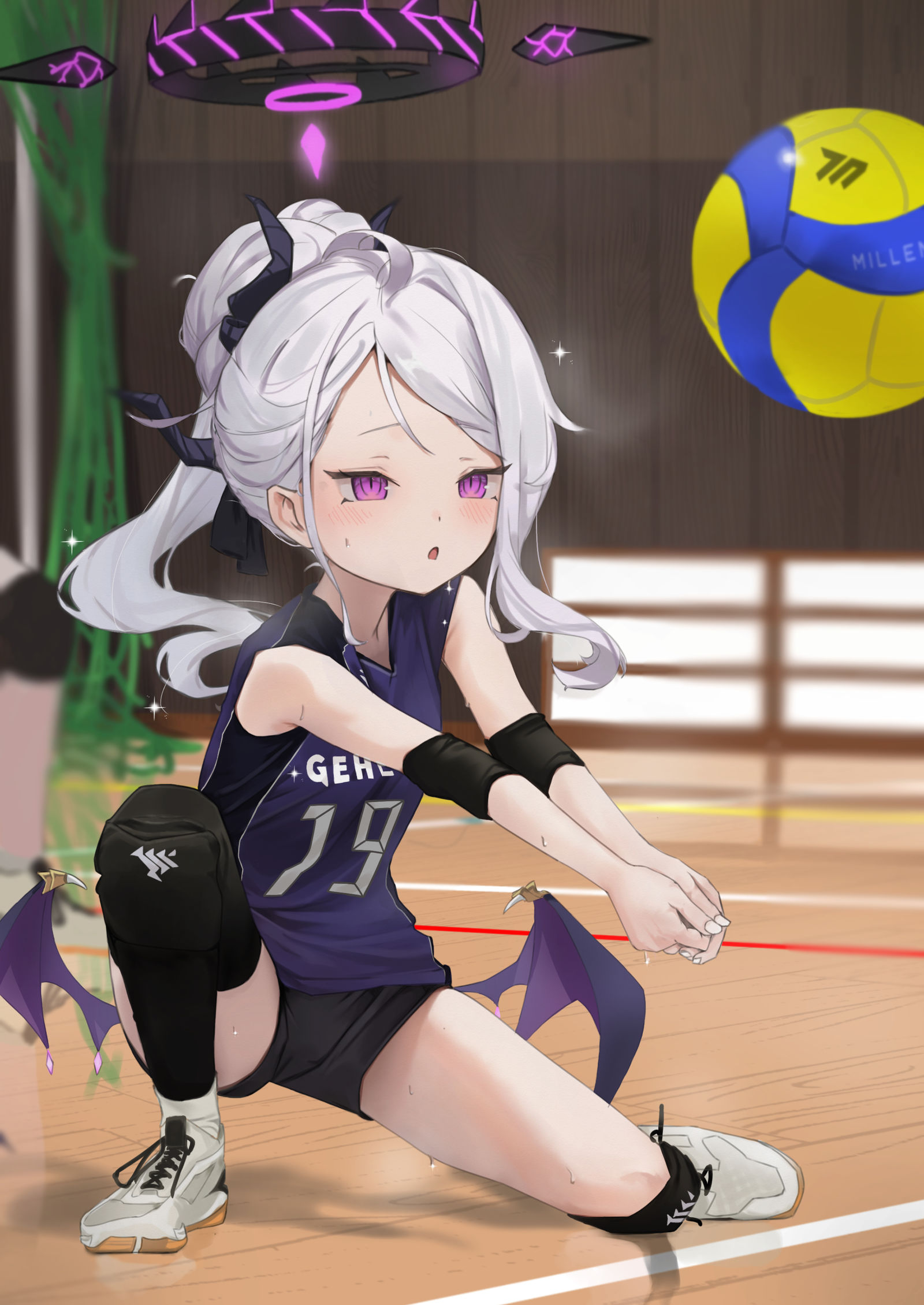 排球部雏鸟插画图片壁纸