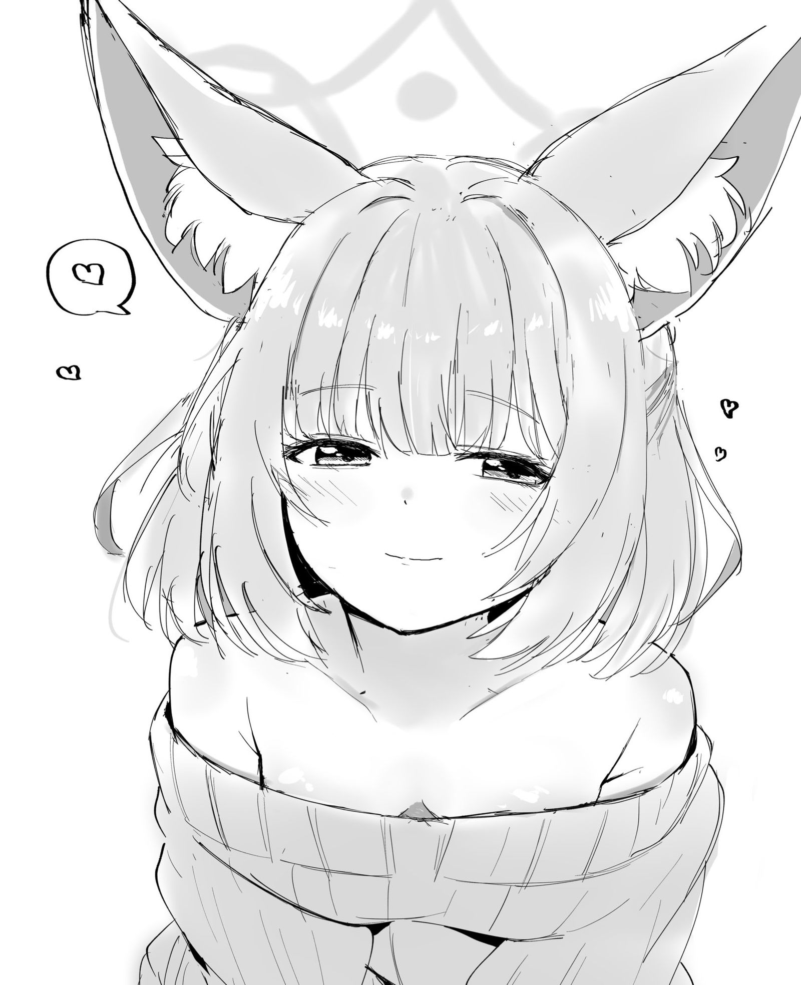 老师嘟囔着“露肩针织衫真好啊”的第二天的夏莱