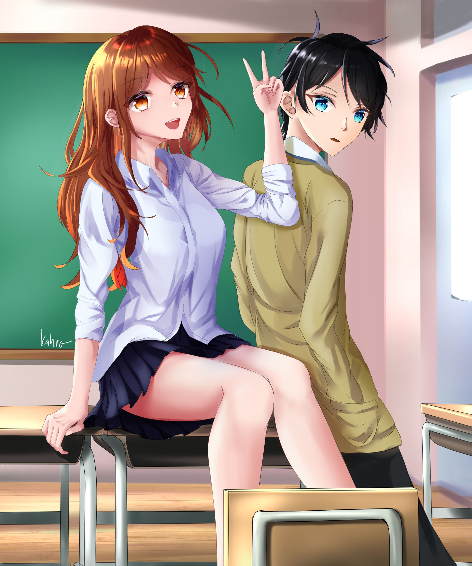 Horimiya插画图片壁纸
