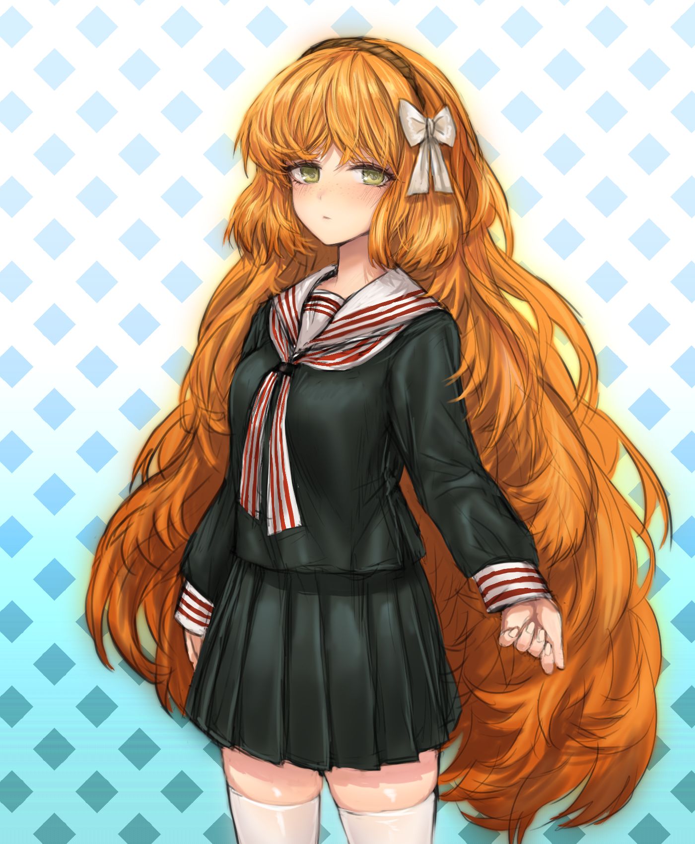 伊什梅尔水手服插画图片壁纸