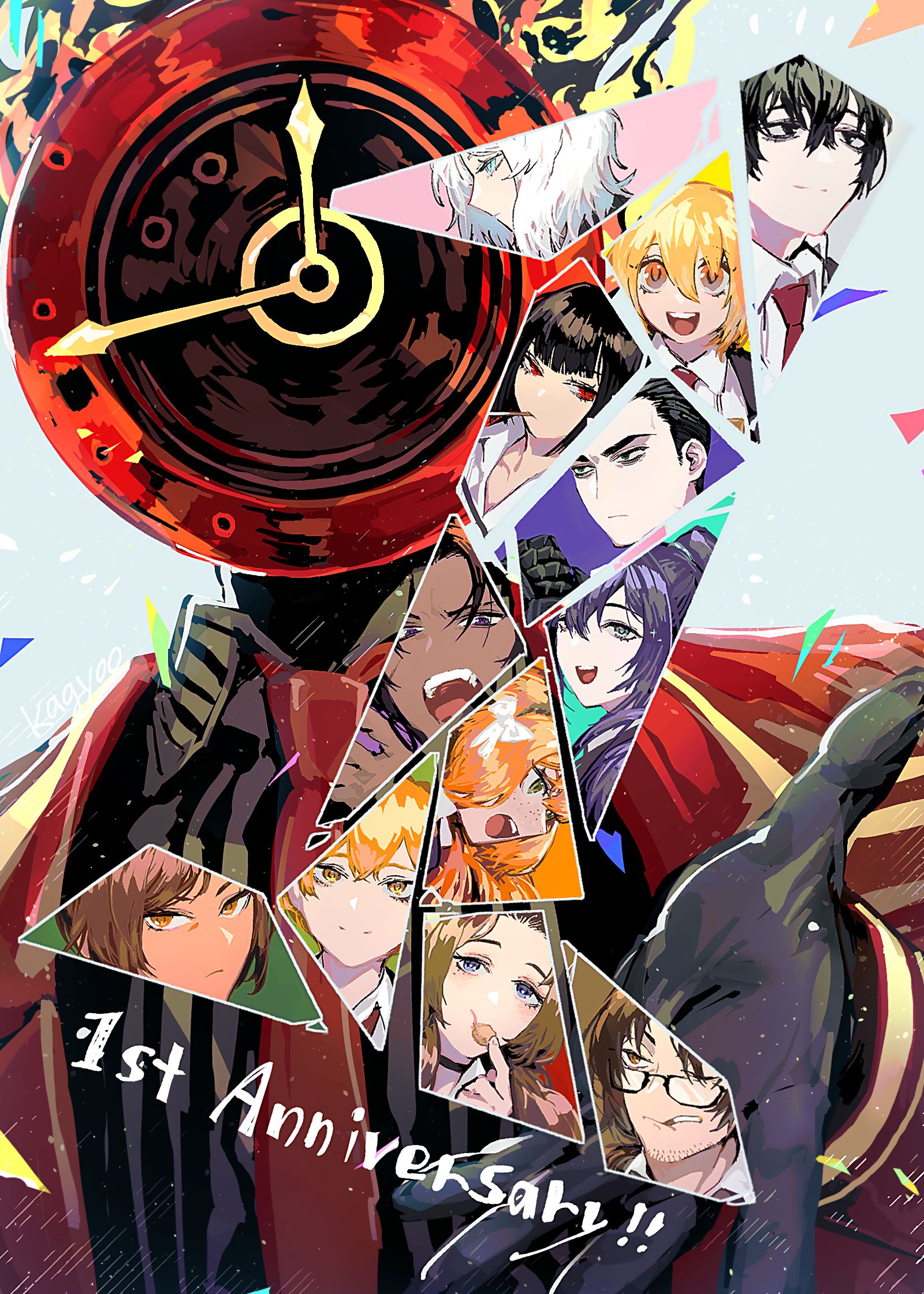 ー1周年插画图片壁纸