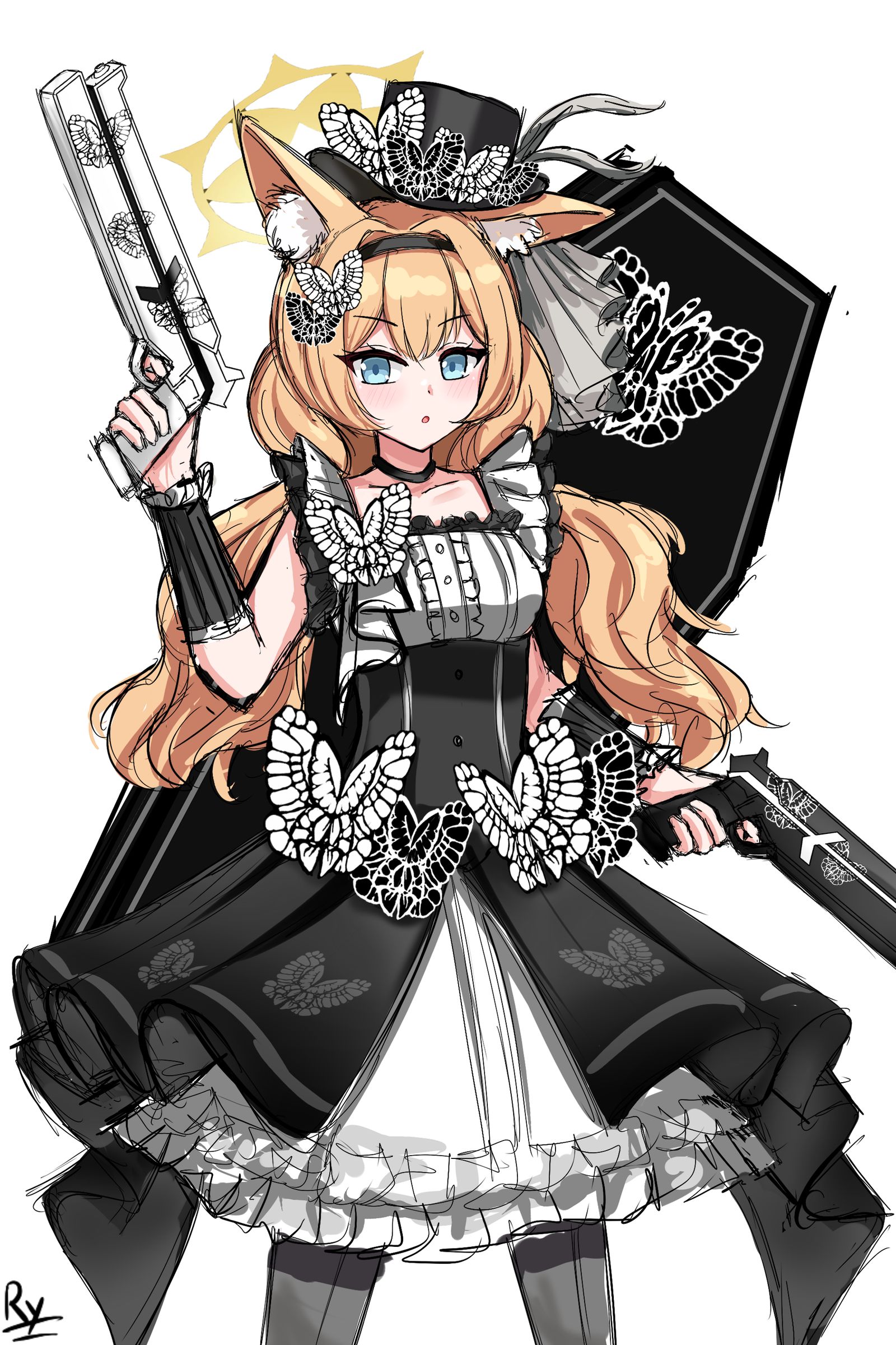 Solemn Lament Idol Mari插画图片壁纸