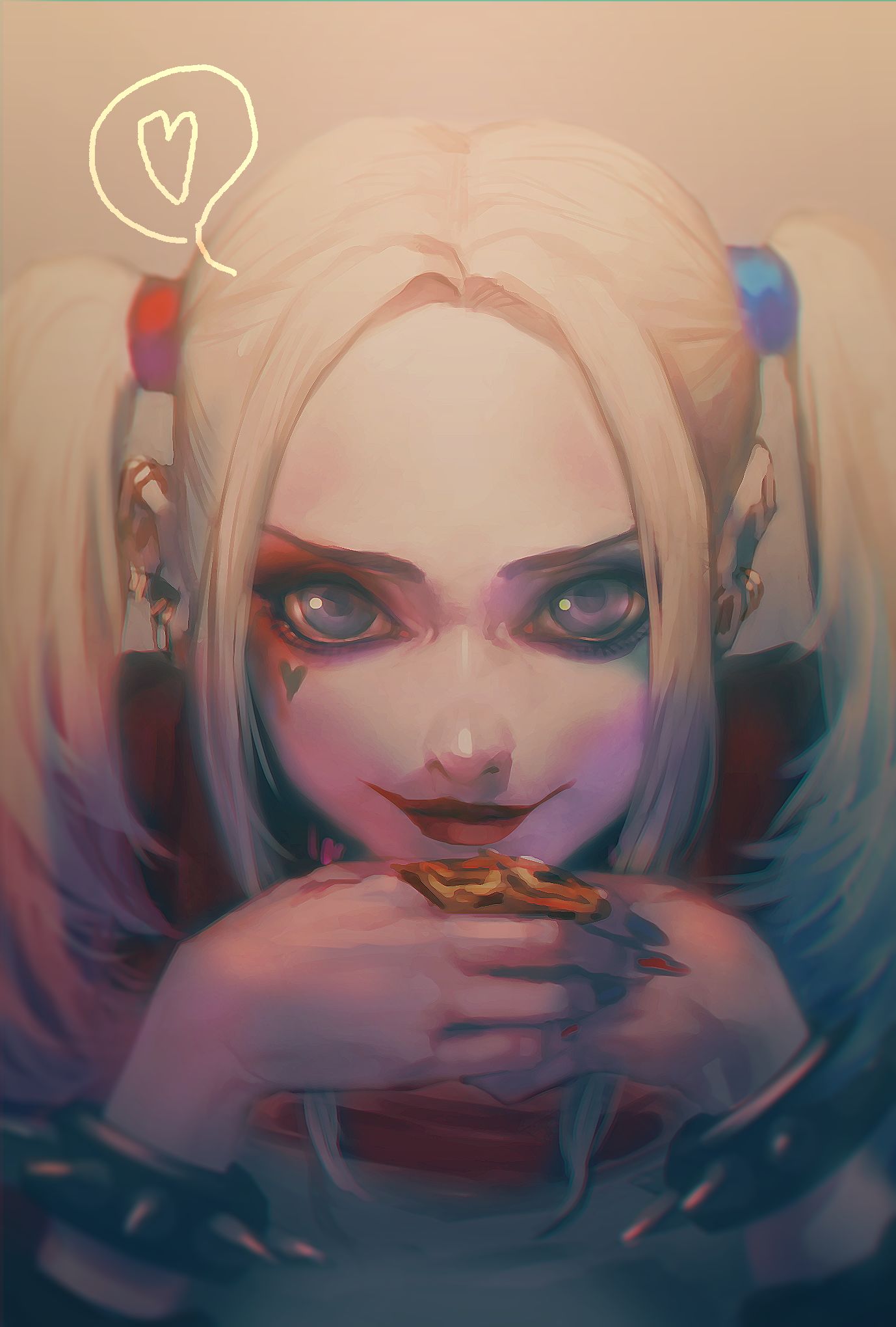 Harley Quinn插画图片壁纸