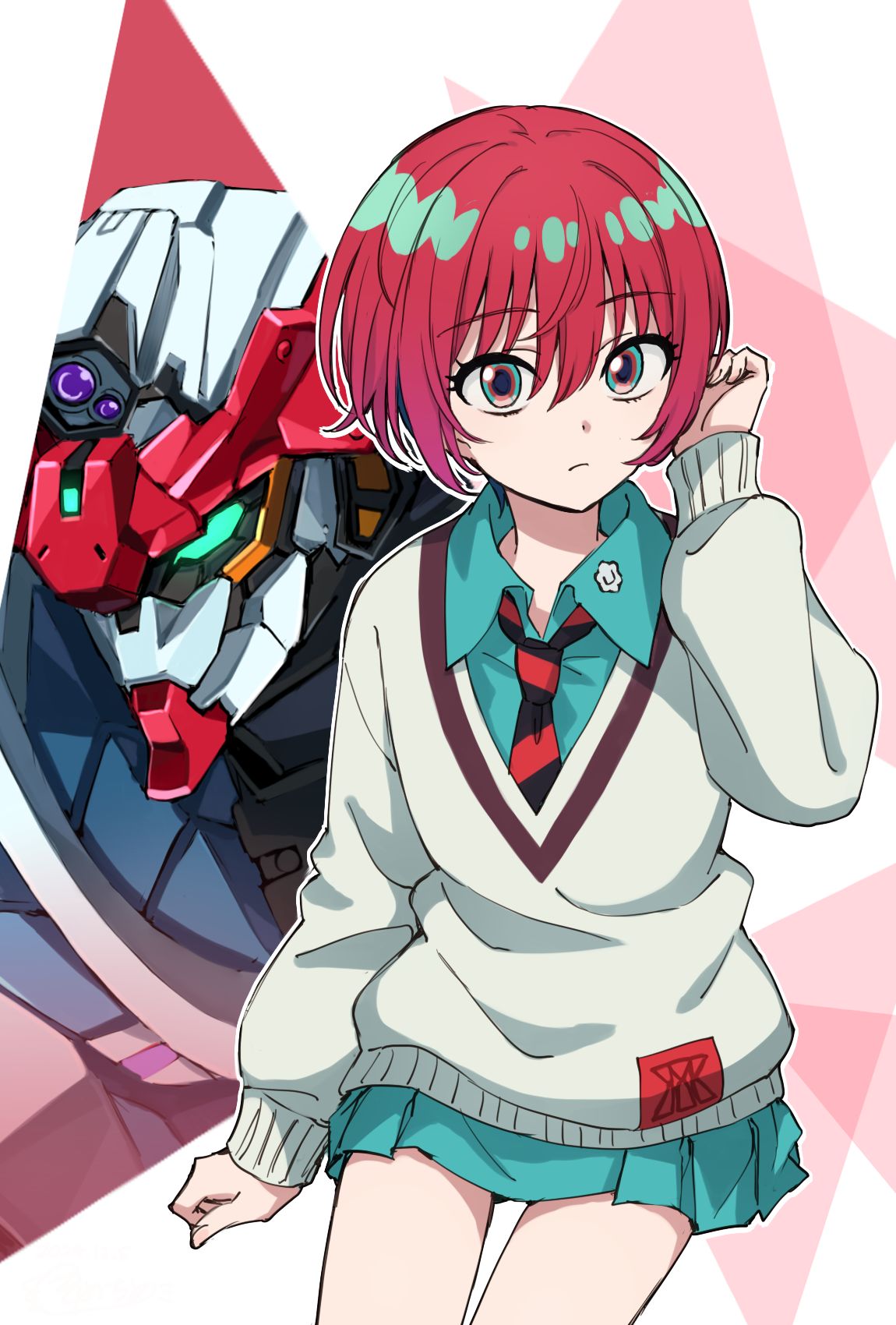 君にも見えた？向こう側が插画图片壁纸