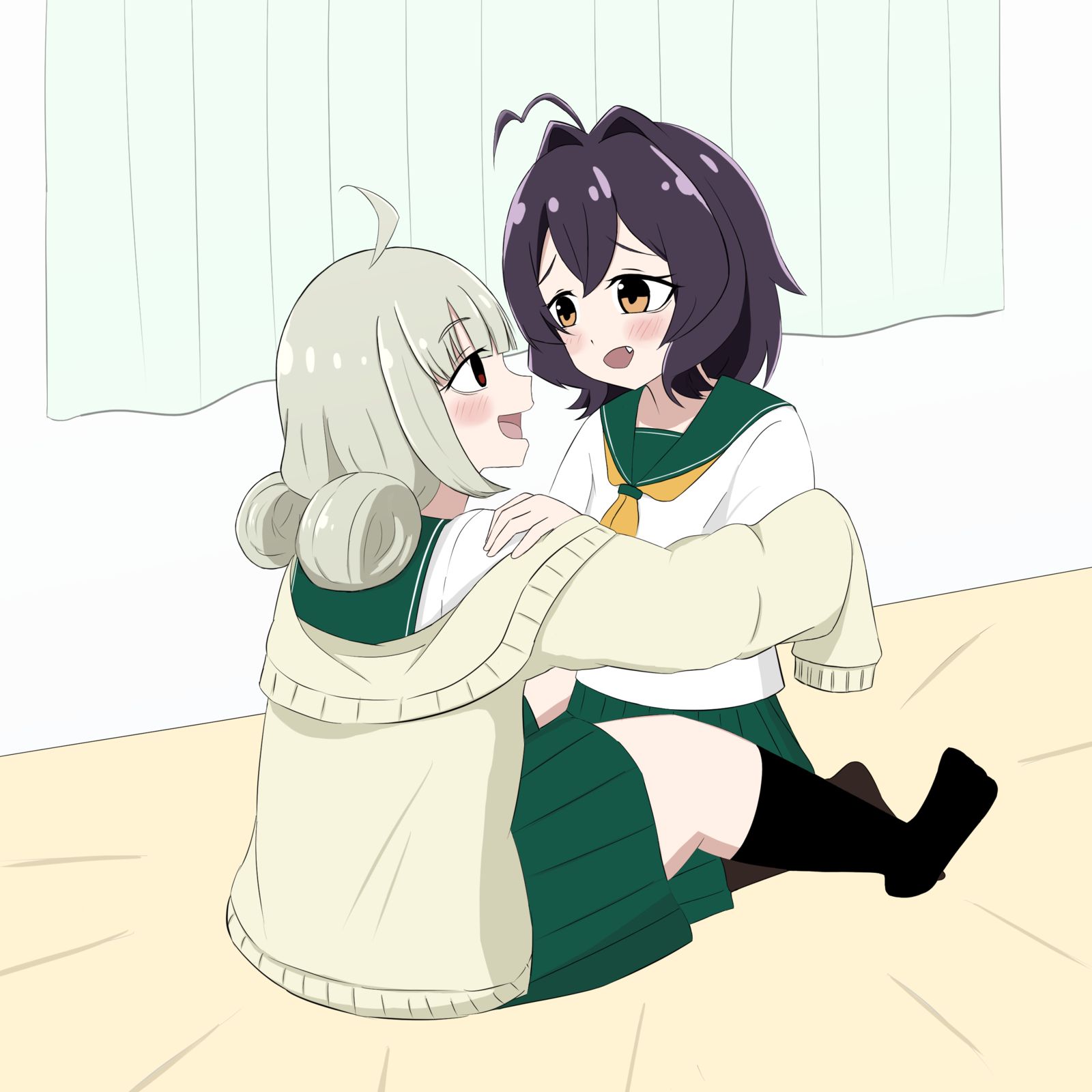 ベッドで-憧憬成为魔法少女まほあこ