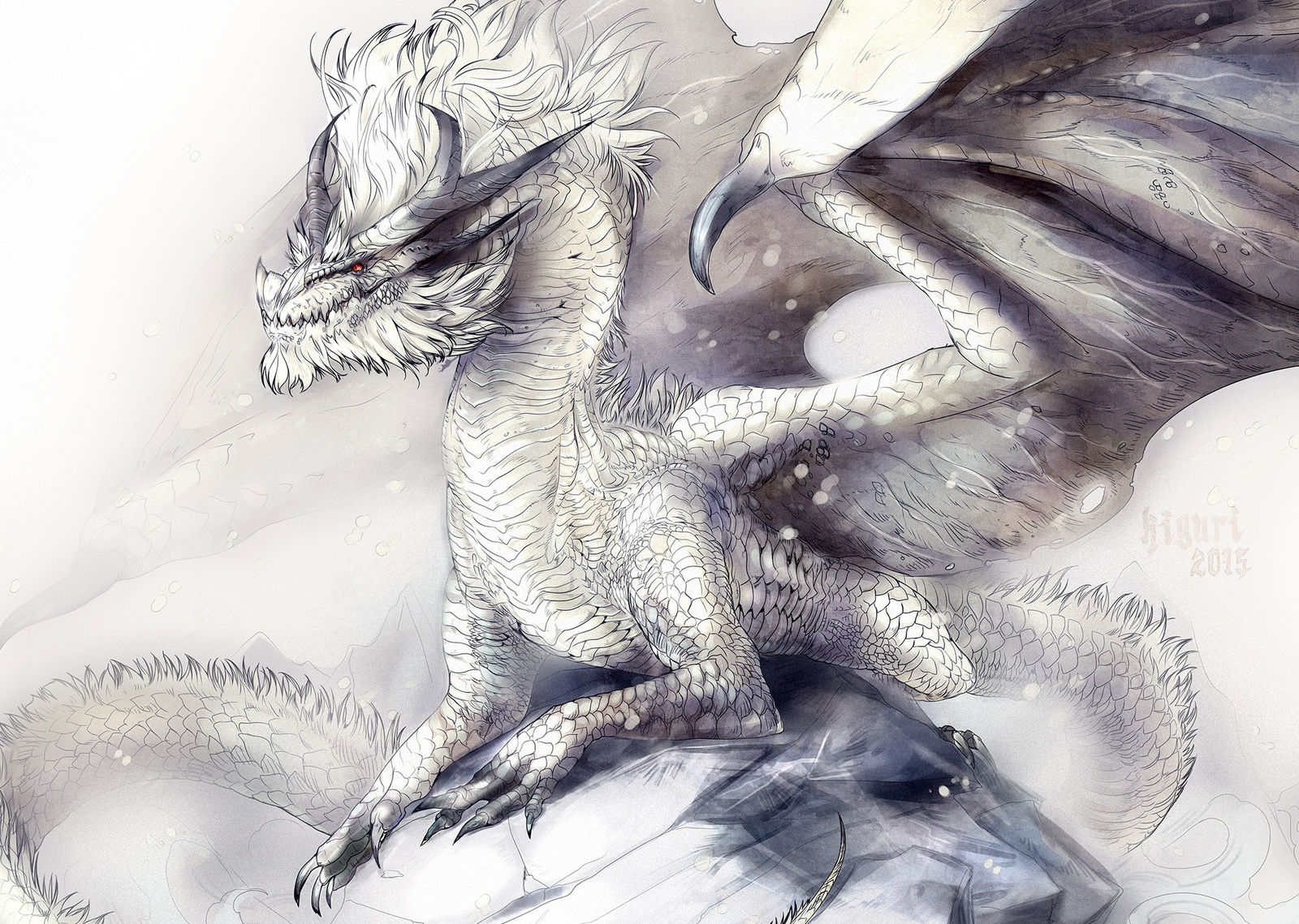 White Fatalis-monsterhunter怪物猎人
