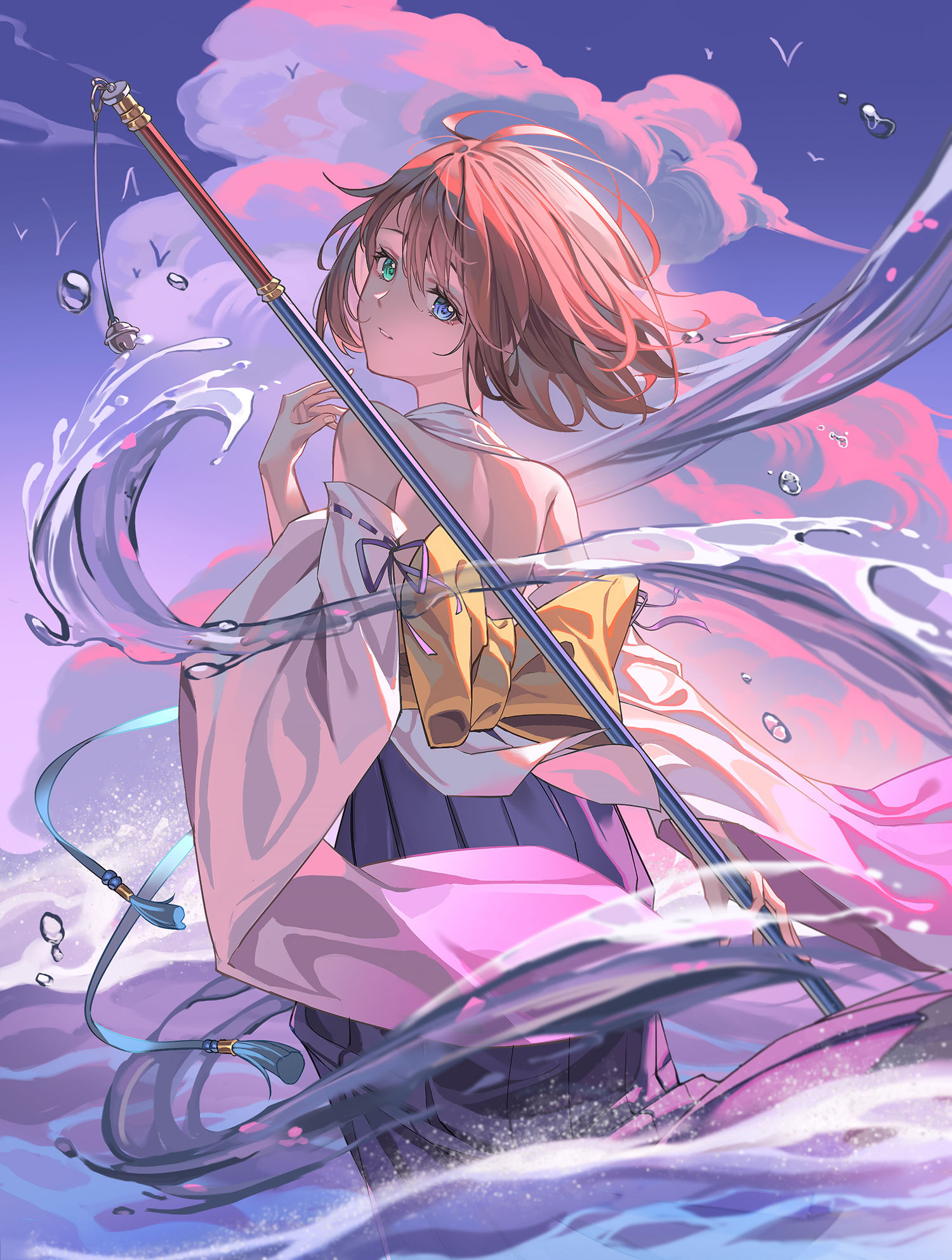 ユウナ插画图片壁纸