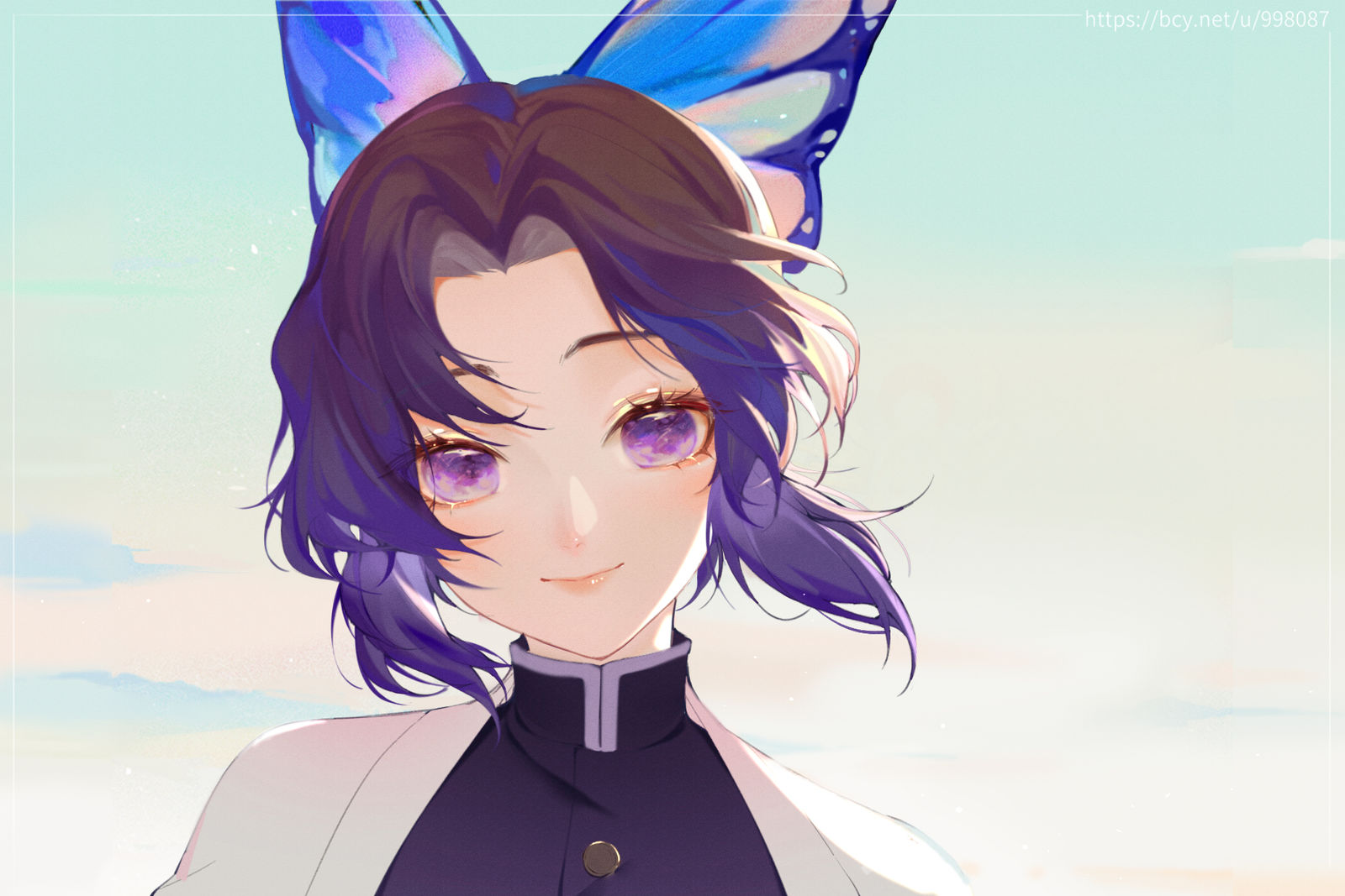 蝴蝶忍 by 海培老师插画图片壁纸