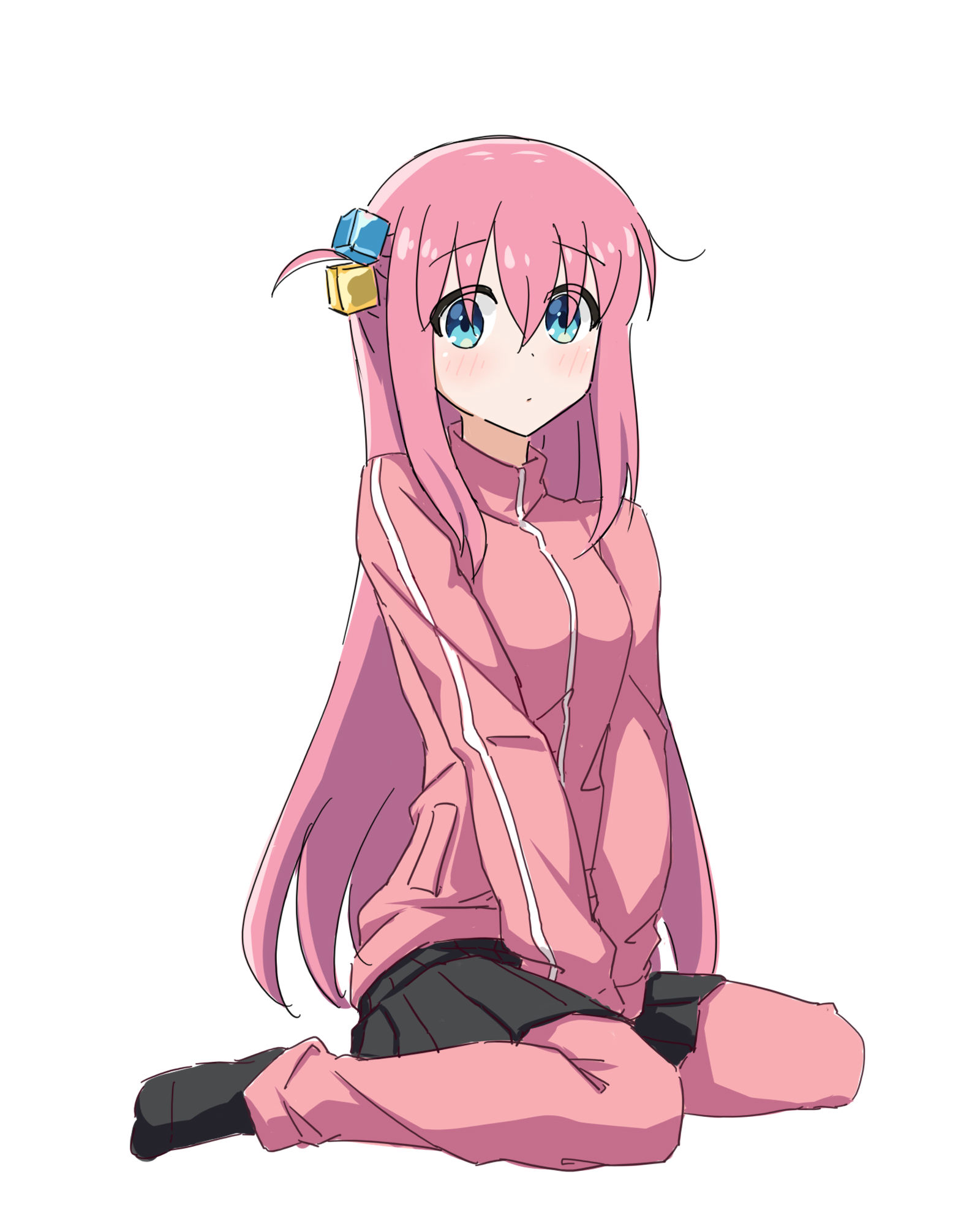 后藤一个人插画图片壁纸